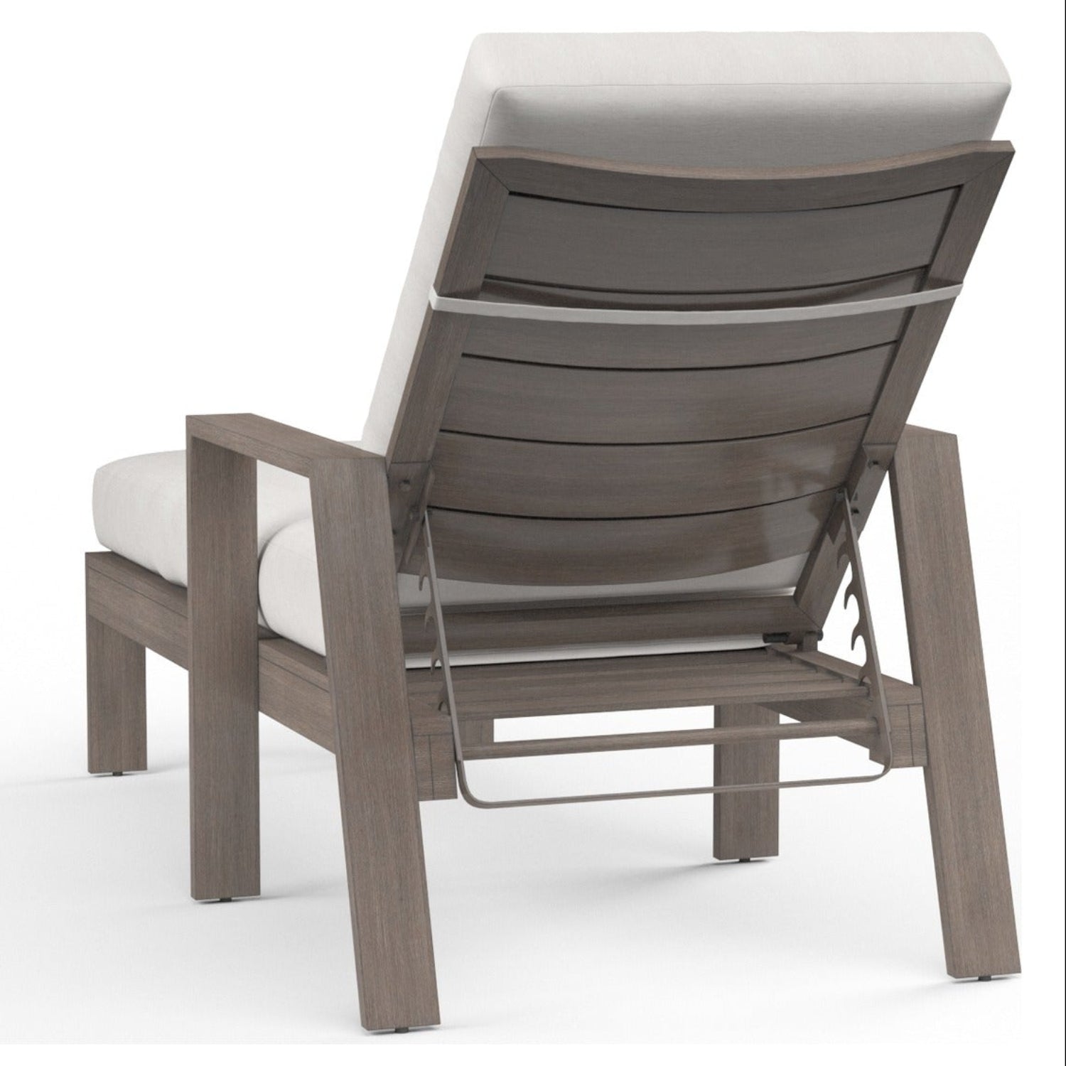 Sunset West Laguna Canvas Flax Outdoor Chaise Lounge