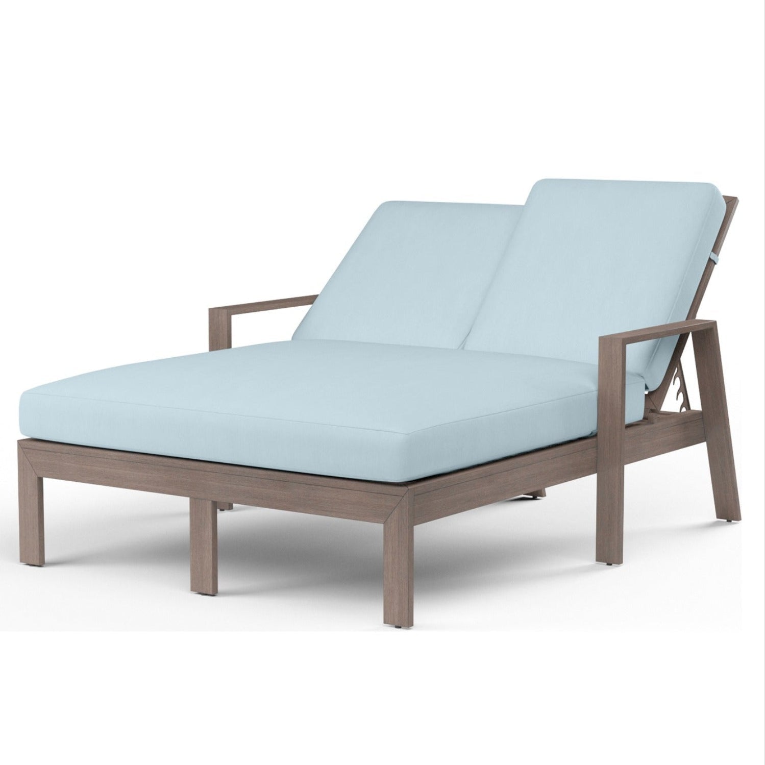 Sunset West Laguna Canvas Skyline Double Outdoor Chaise Lounge