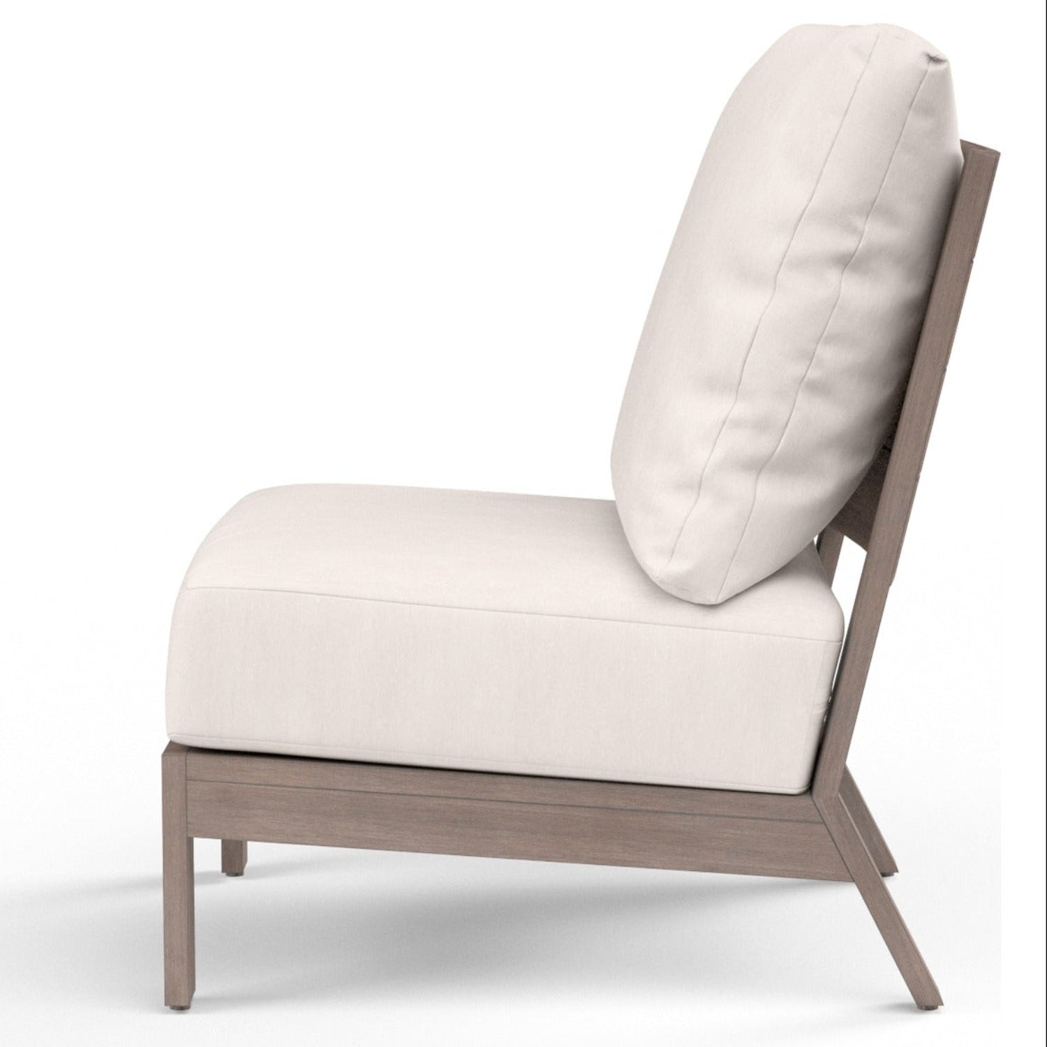 Sunset West Laguna Canvas Natural Outdoor Armless Club