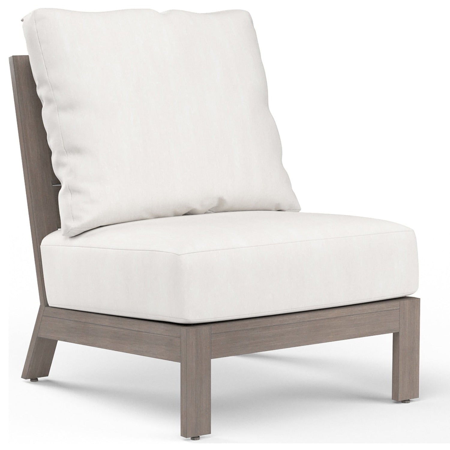 Sunset West Laguna Canvas Flax Outdoor Armless Club