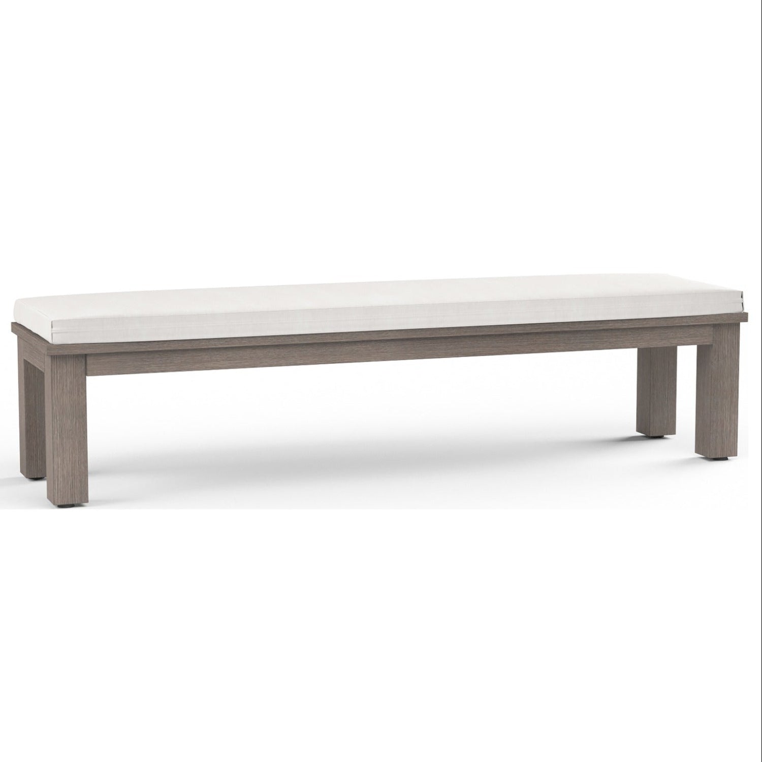 Sunset West Laguna Canvas Flax Outdoor Dining Bench