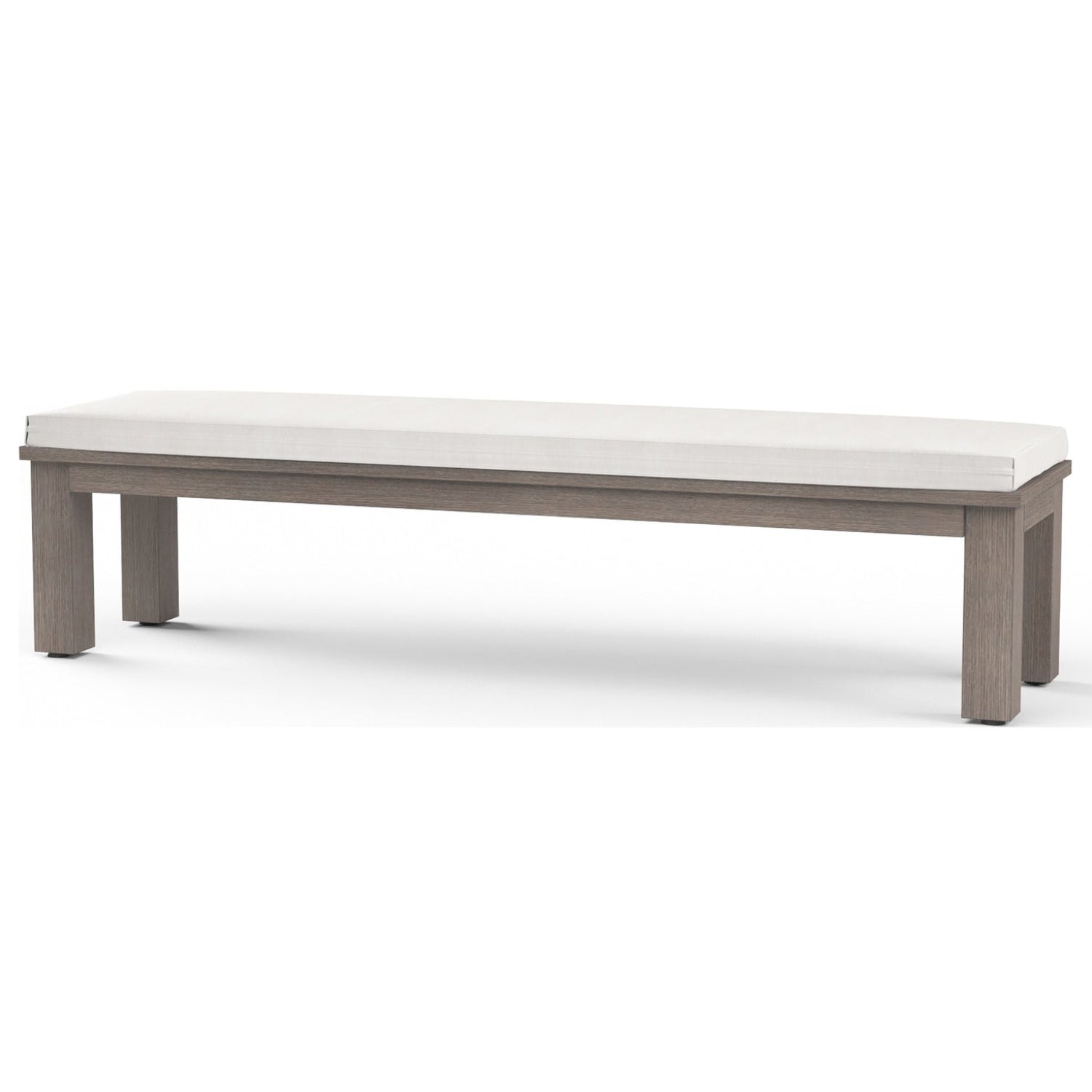 Sunset West Laguna Canvas Flax Outdoor Dining Bench
