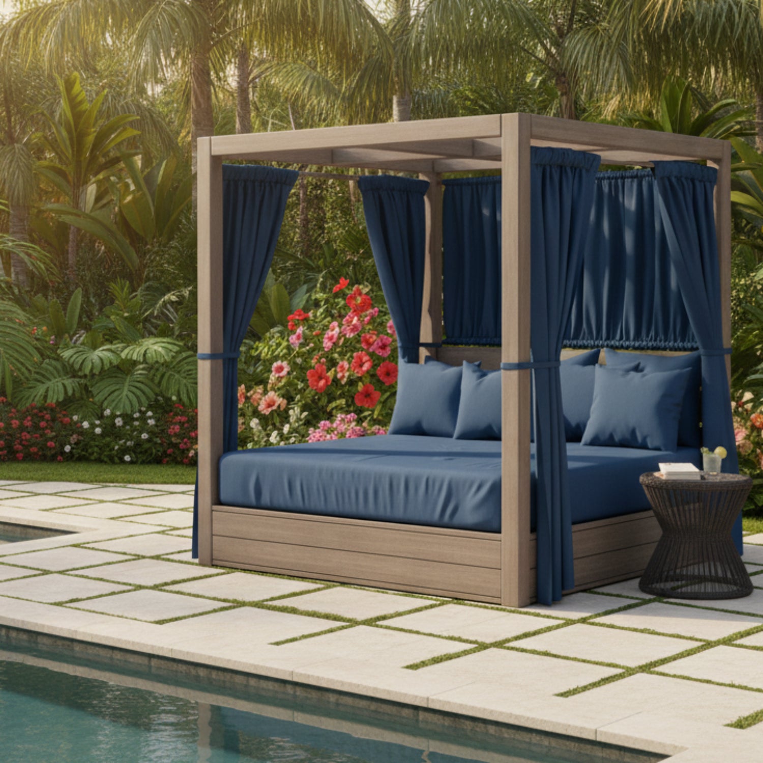 Sunset West Laguna Spectrum Indigo Resort King Outdoor Daybed