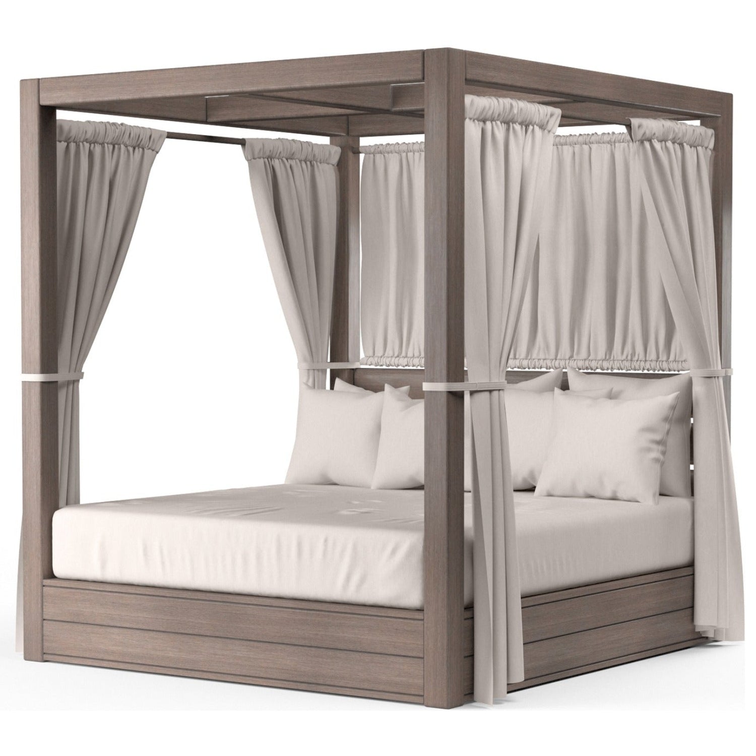 Sunset West Laguna Canvas Natural Resort King Outdoor Daybed