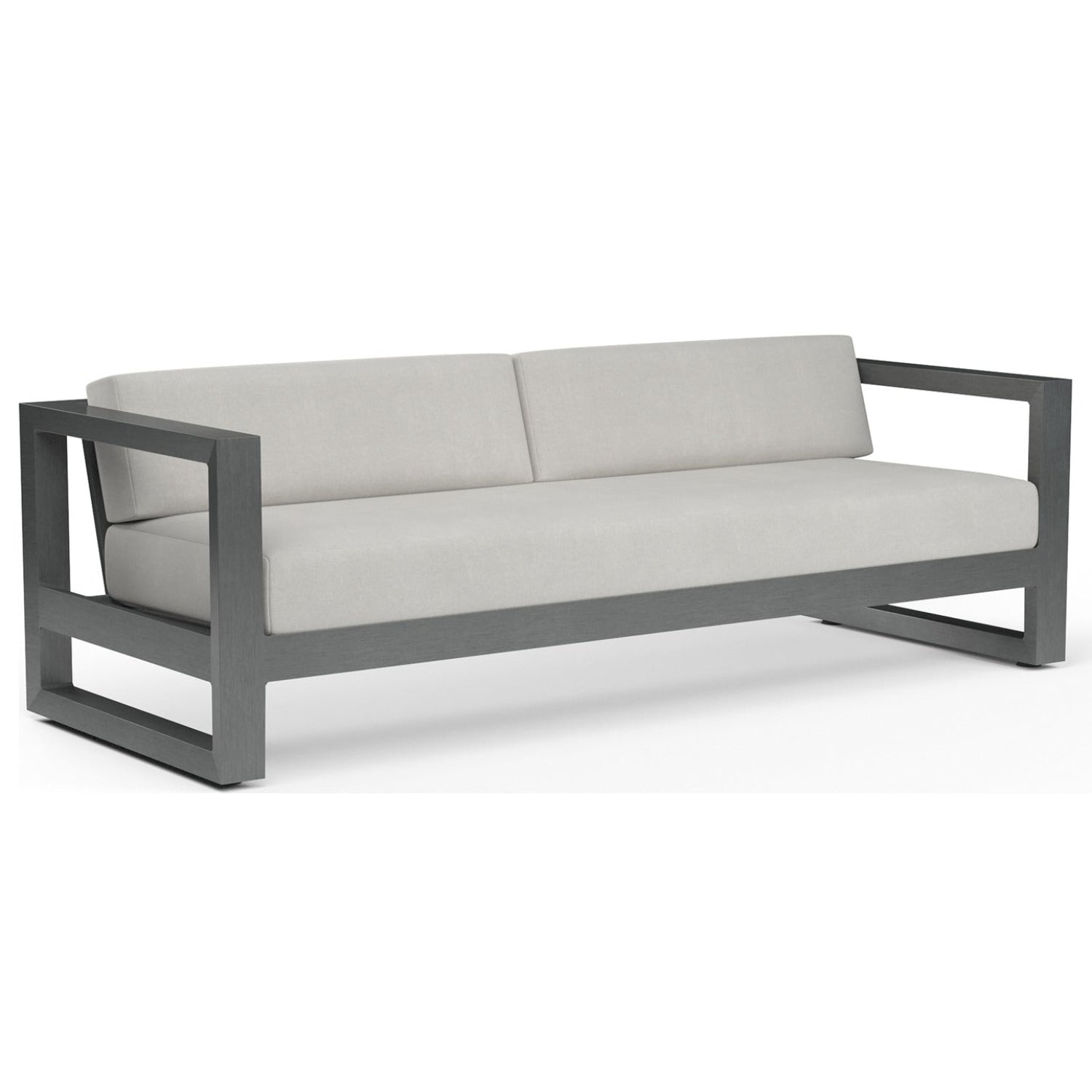Sunset West Redondo Cast Silver Outdoor Sofa
