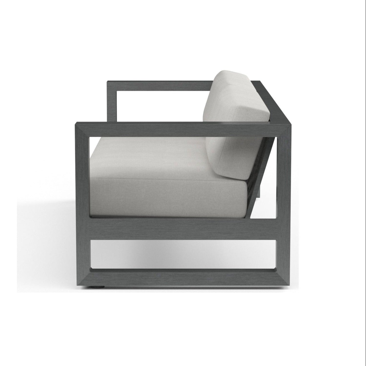 Sunset West Redondo Cast Silver Outdoor Sofa