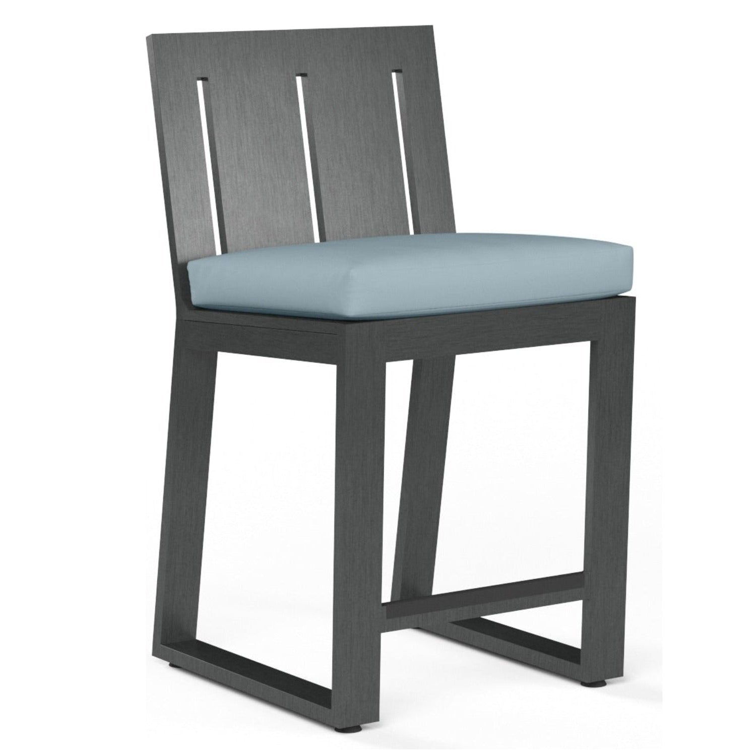 Sunset West Redondo Canvas Skyline Outdoor Barstool Set of 2