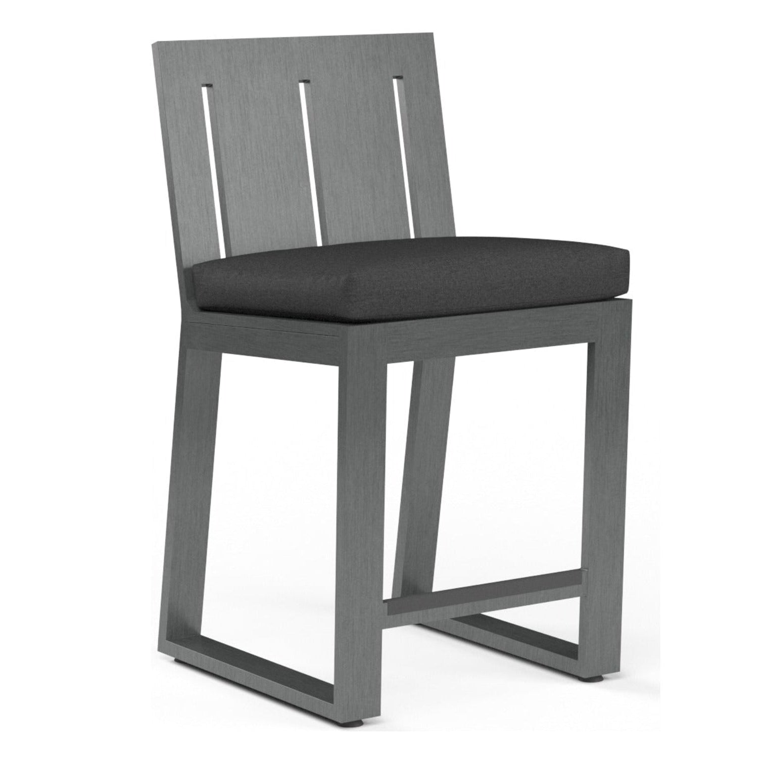 Sunset West Redondo Spectrum Carbon Outdoor Barstool Set of 2