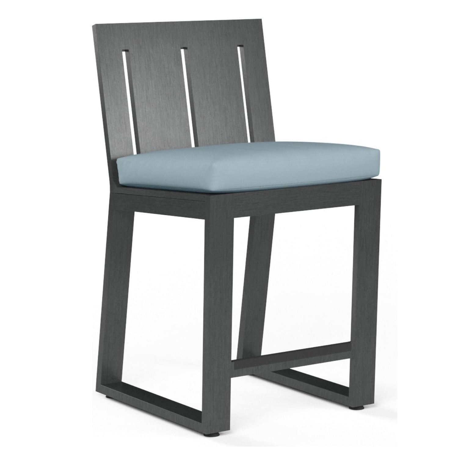 Sunset West Redondo Canvas Skyline Outdoor Counter Stool Set of 2
