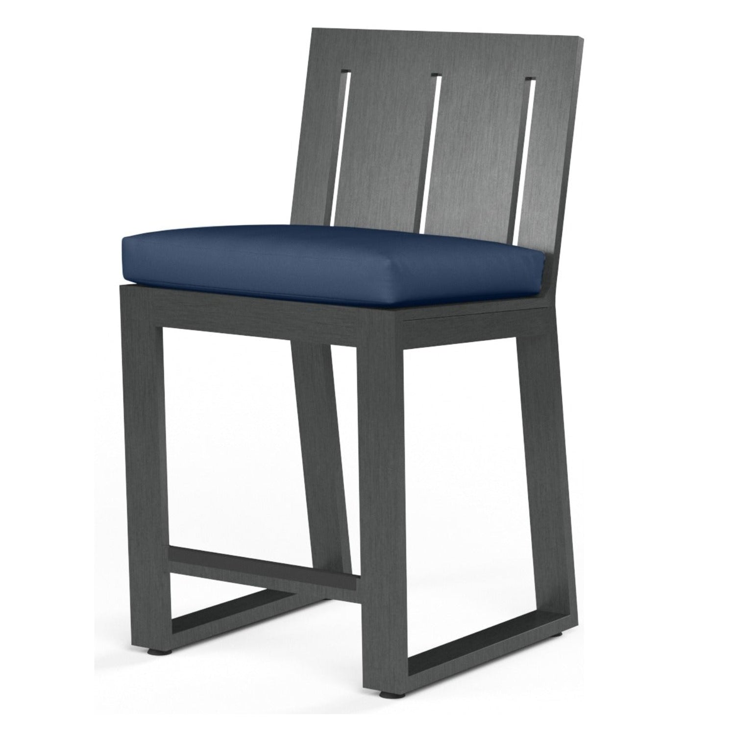 Sunset West Redondo Spectrum Indigo Outdoor Counter Stool Set of 2