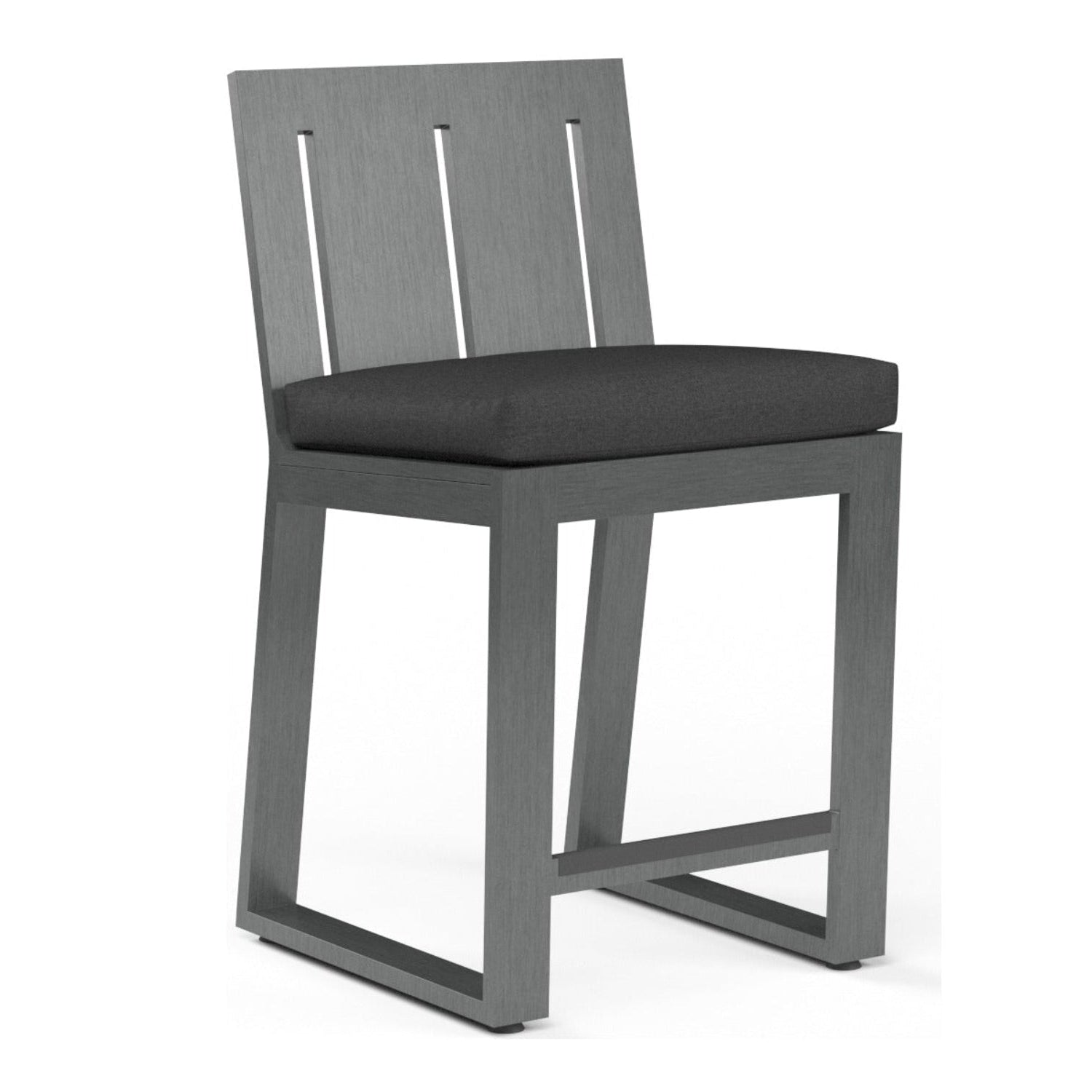 Sunset West Redondo Spectrum Carbon Outdoor Counter Stool Set of 2