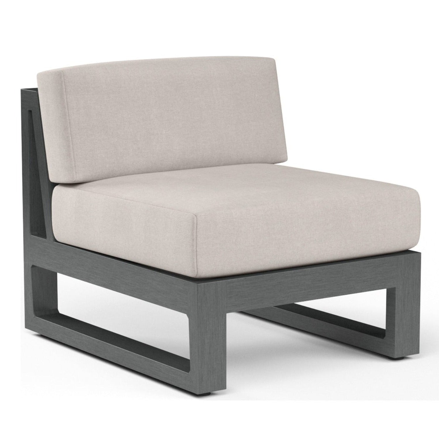 Sunset West Redondo Canvas Natural Outdoor Armless Club