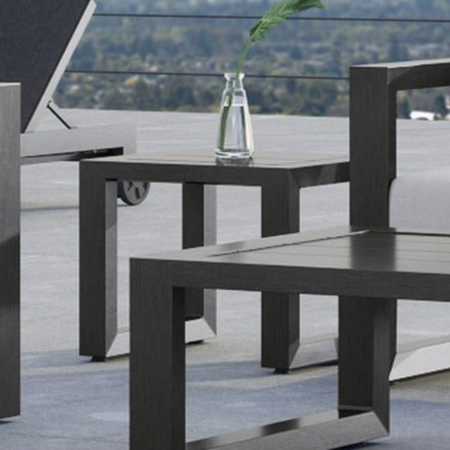 Sunset West Redondo Outdoor End Table Set of 2
