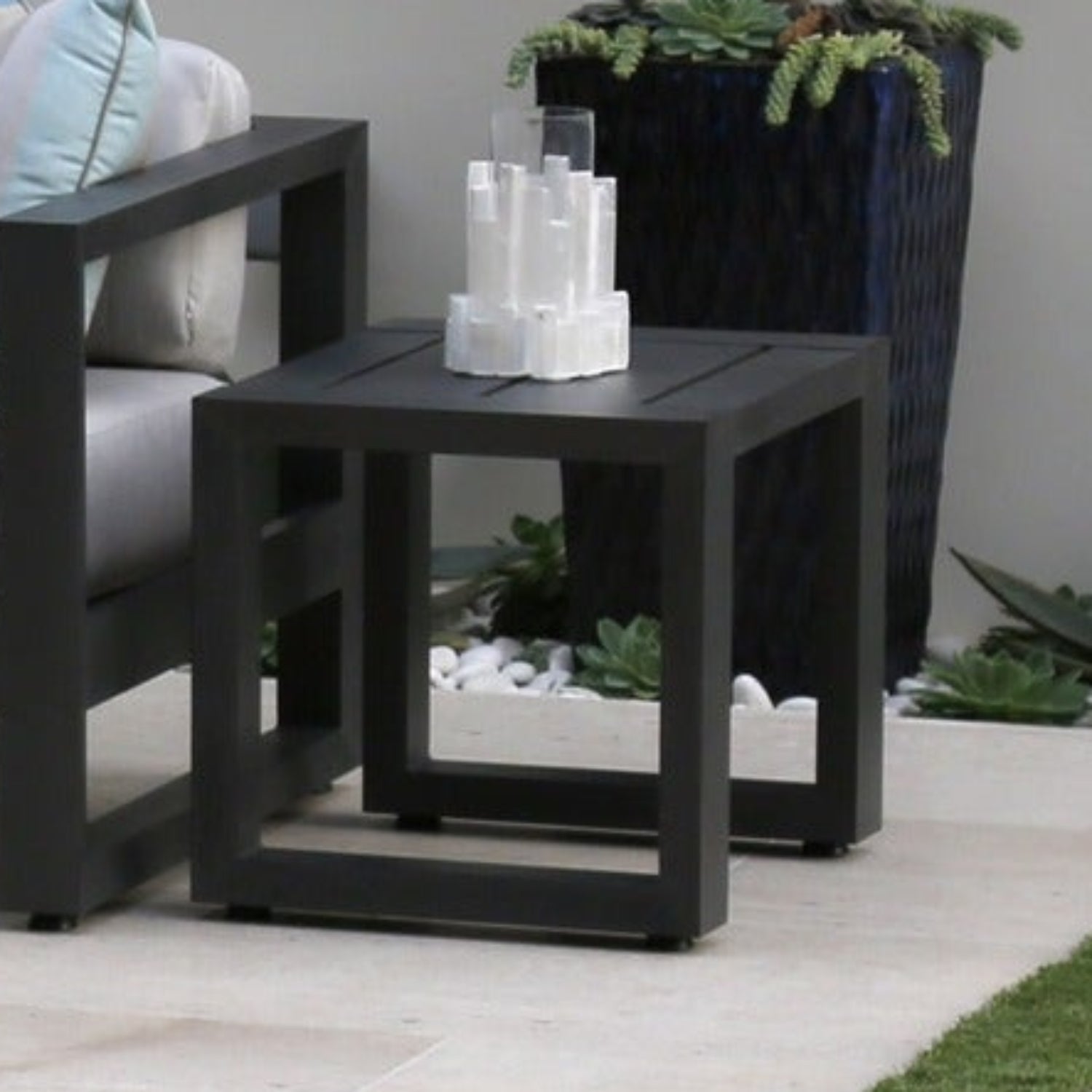 Sunset West Redondo Outdoor End Table Set of 2