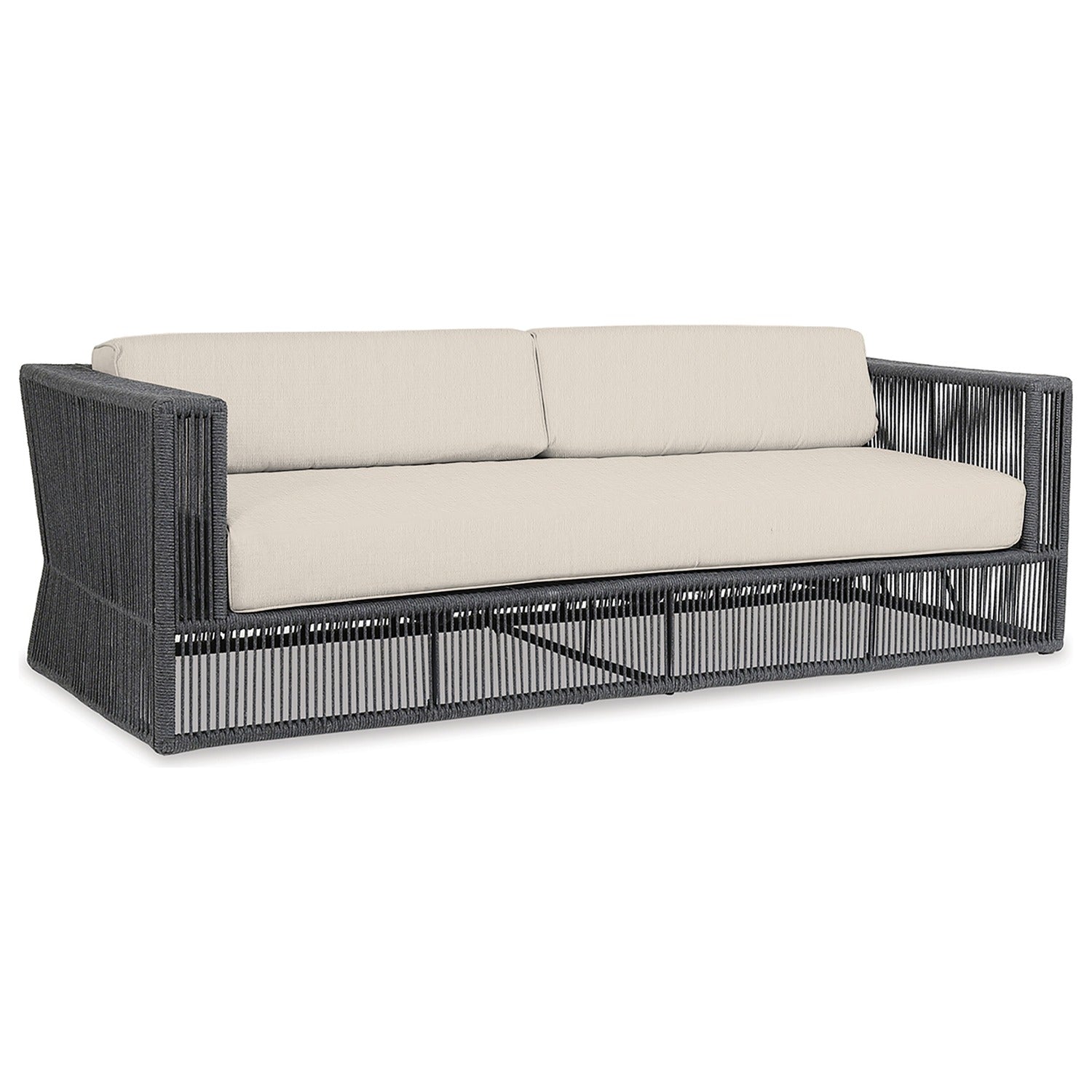 Sunset West Milano Echo Ash w/Self Welt Outdoor Sofa