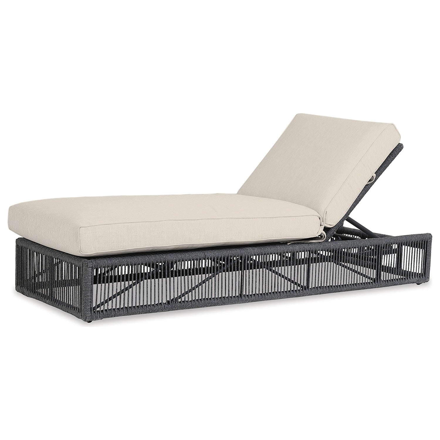 Sunset West Milano Echo Ash w/Self Welt Outdoor Adjustable Chaise