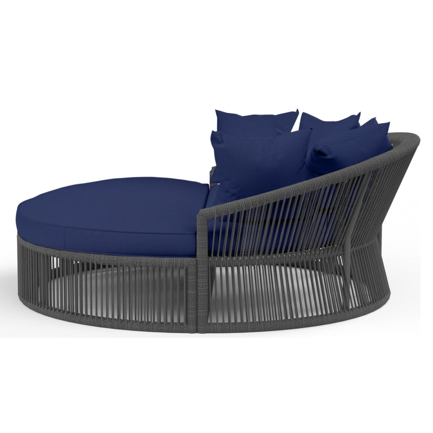 Sunset West Milano Echo Midnight w/Self Welt Outdoor Daybed