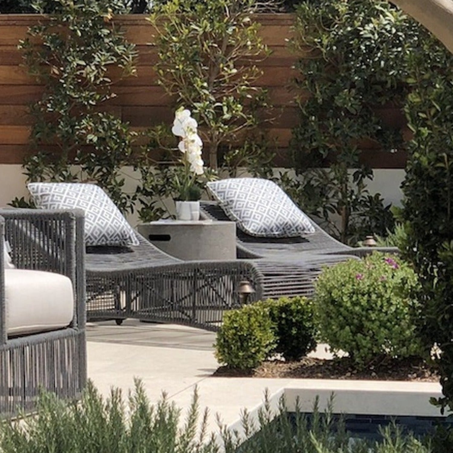 Sunset West Milano Cushionless Outdoor Chaise