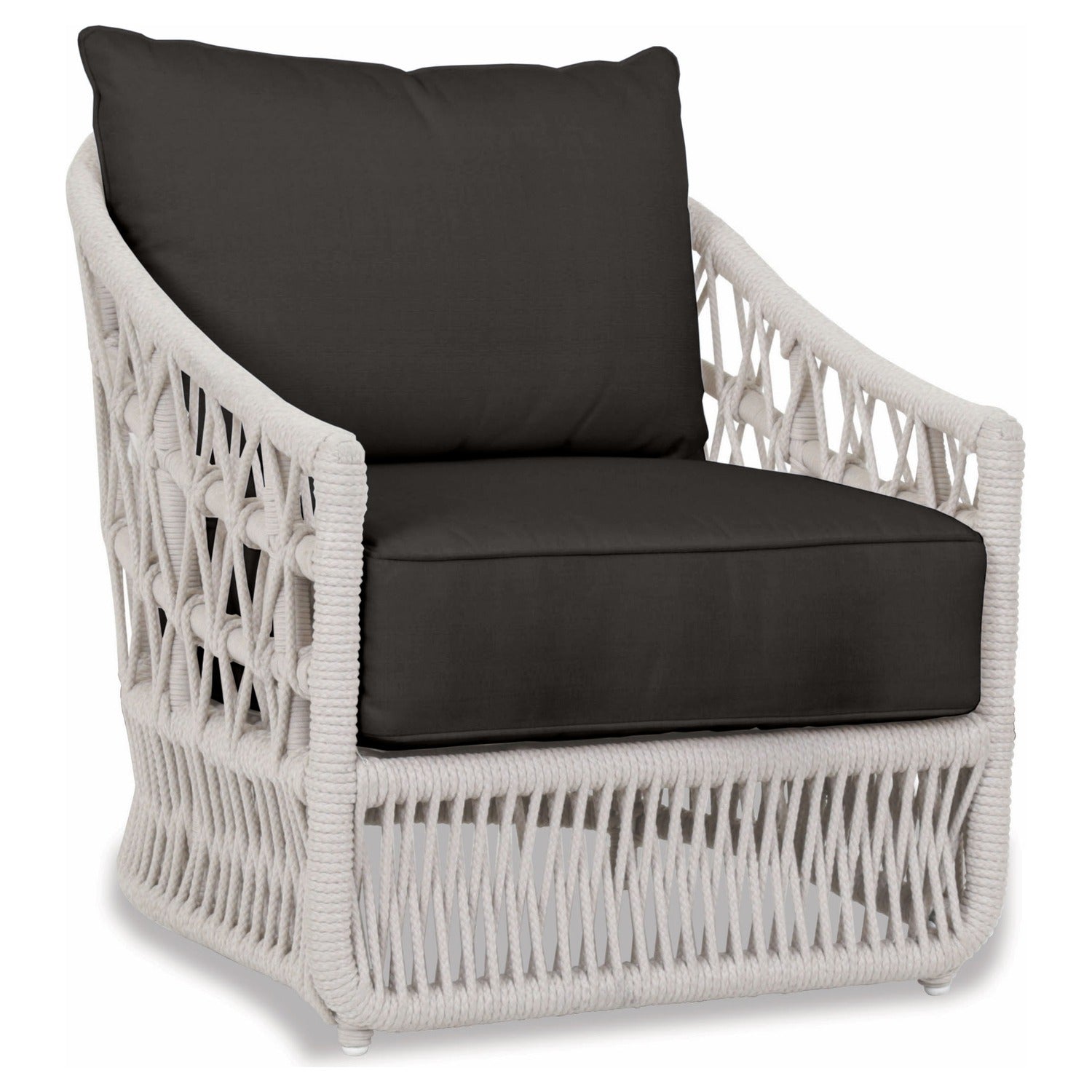 Sunset West Dana Rope Spectrum Carbon w/Self Welt Outdoor Club Chair