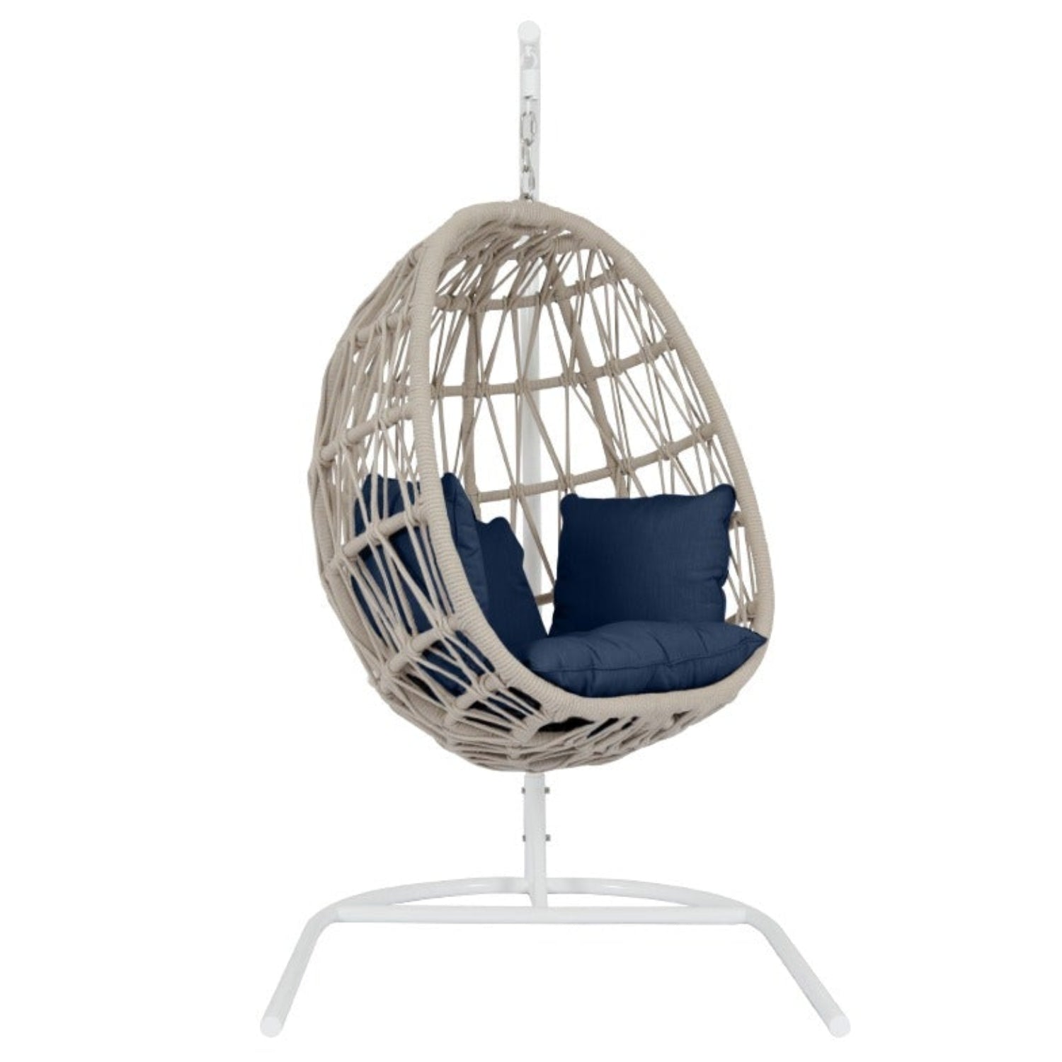 Sunset West Dana Rope Spectrum Indigo w/Self Welt Outdoor Club Chair