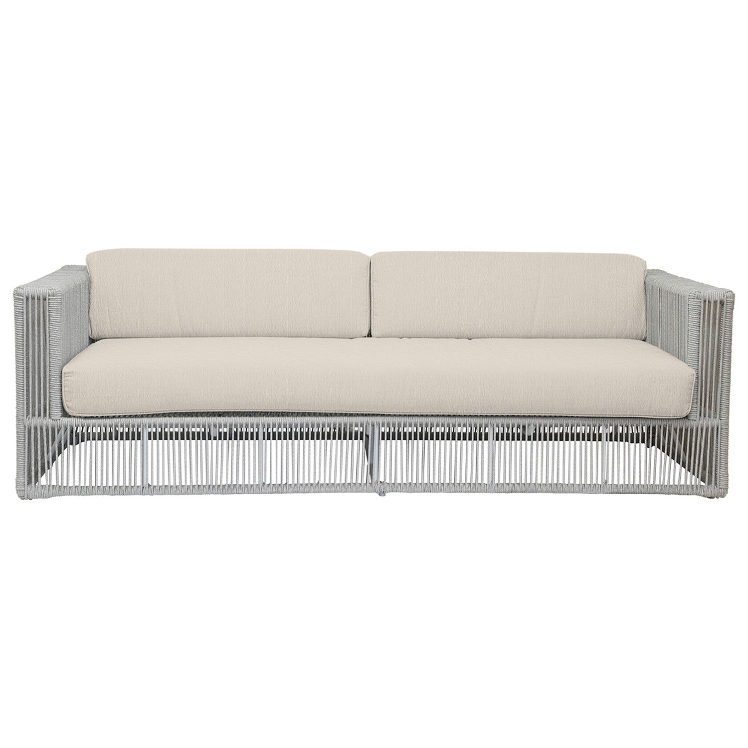 Sunset West Miami Echo Ash w/Self Welt Outdoor Sofa