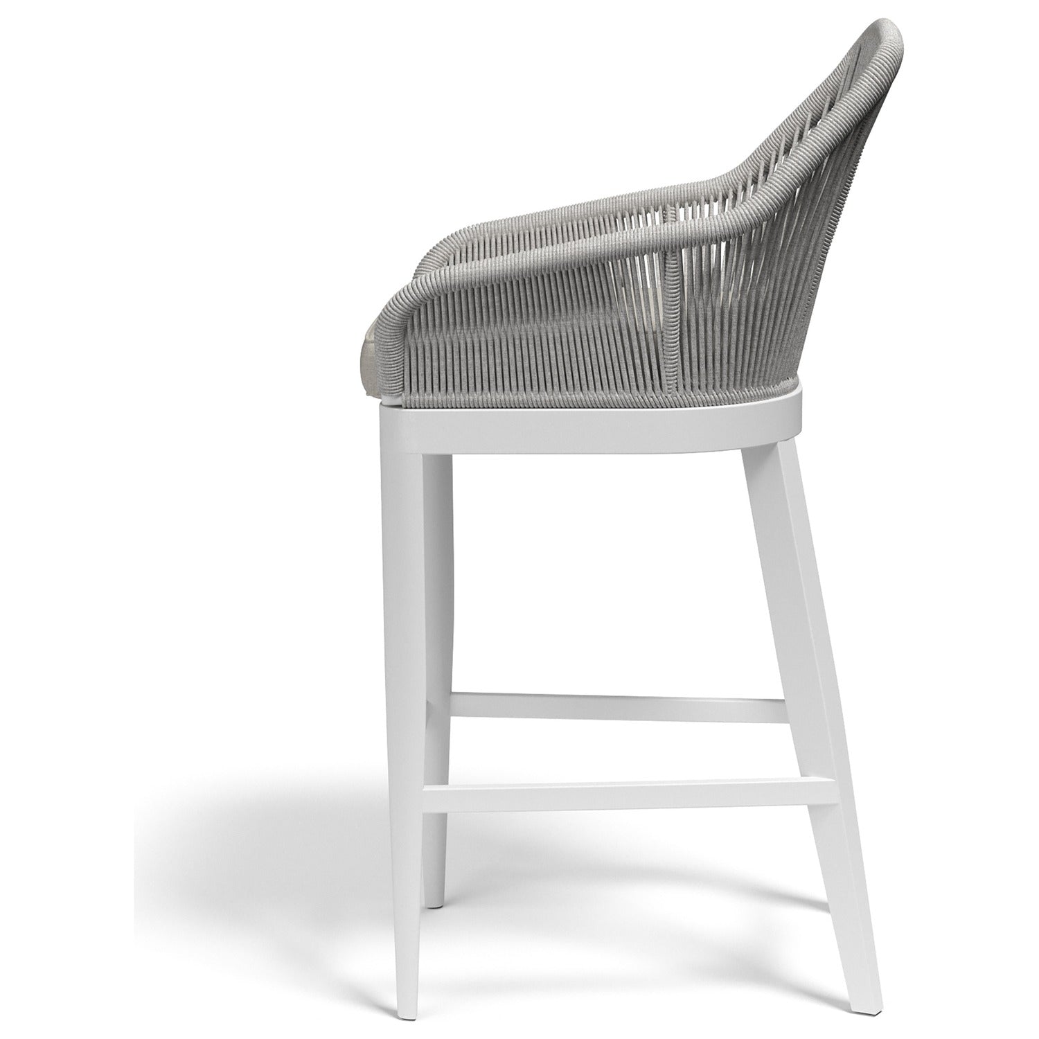 Sunset West Miami Echo Ash w/Self Welt Outdoor Barstool Set of 2