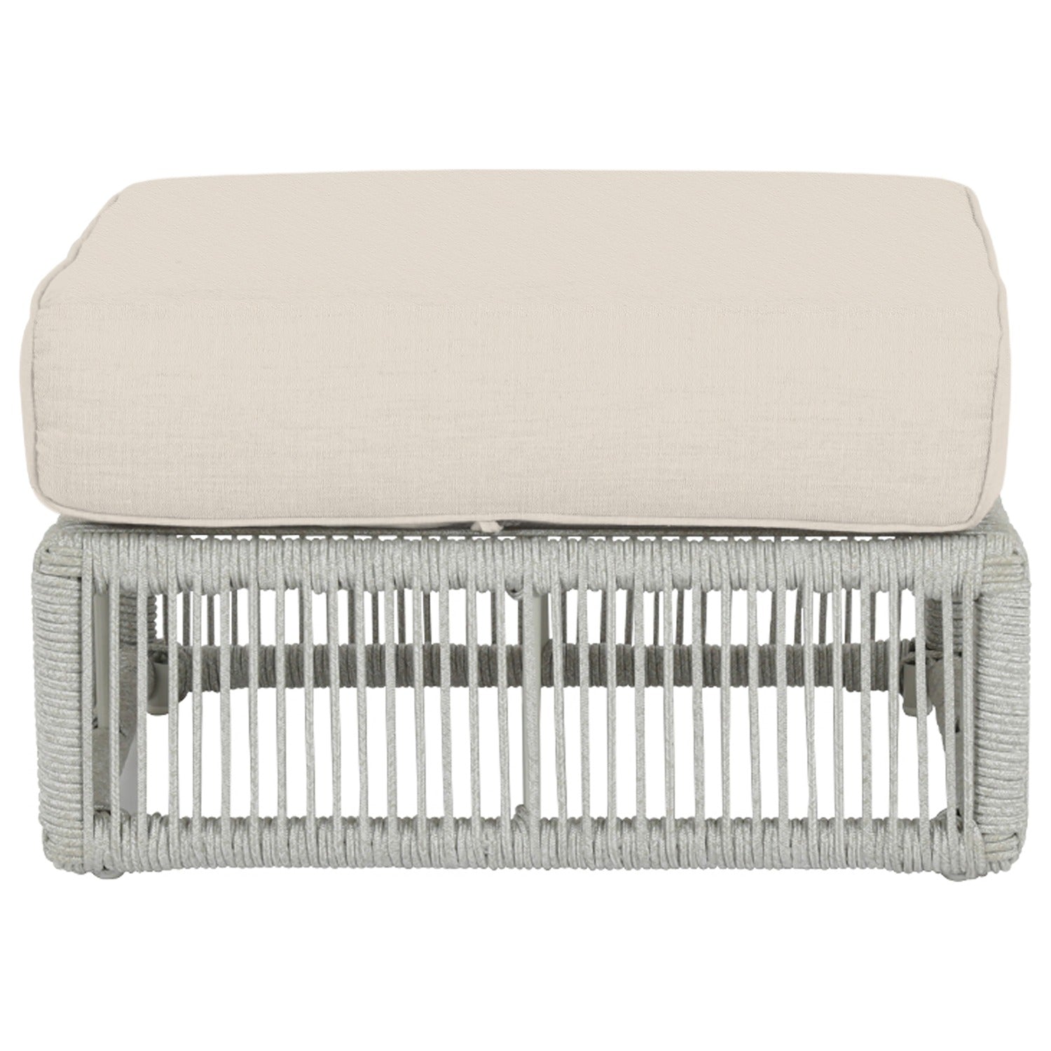 Sunset West Miami Echo Ash w/Self Welt Outdoor Ottoman