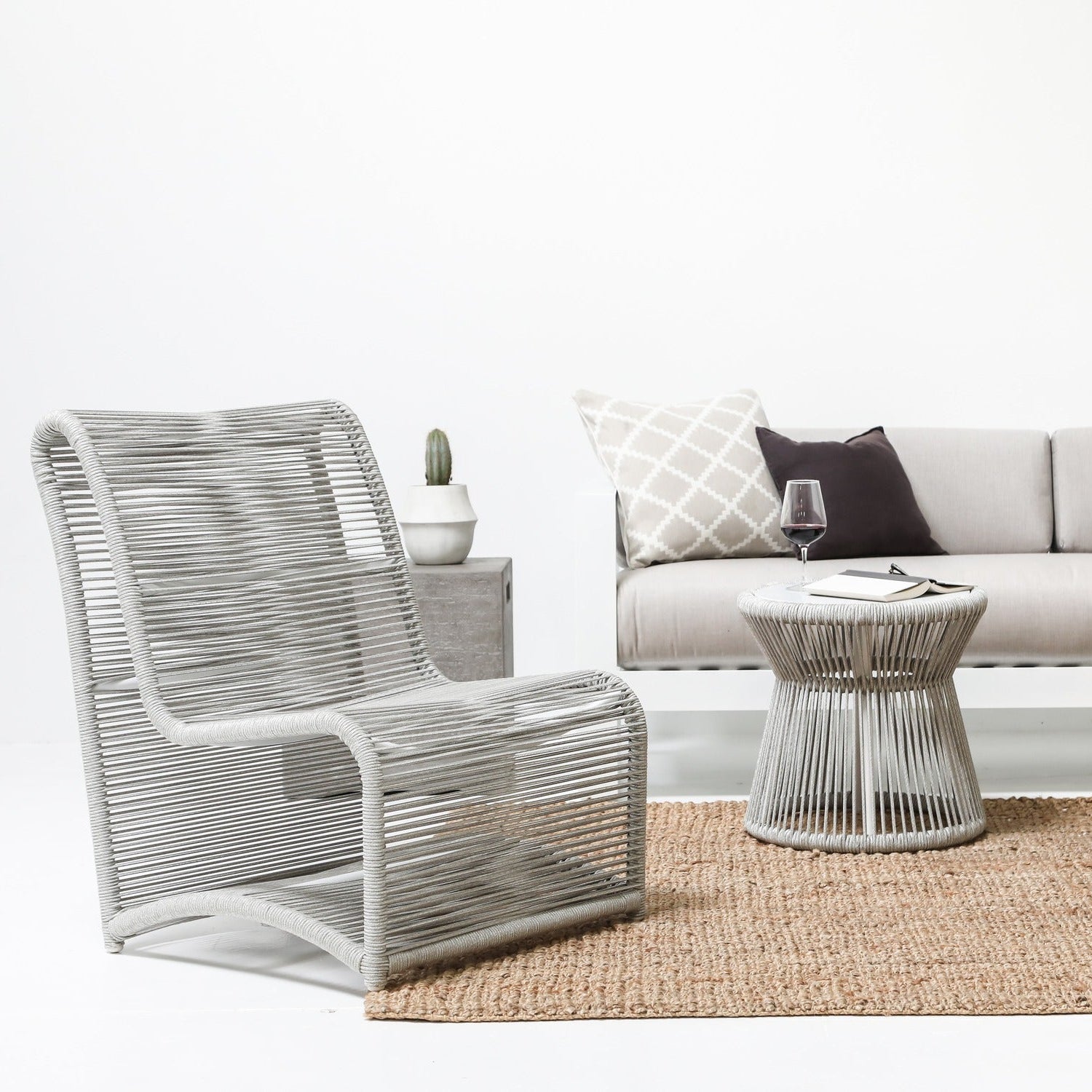 Sunset West Miami Outdoor Armless Club Chair
