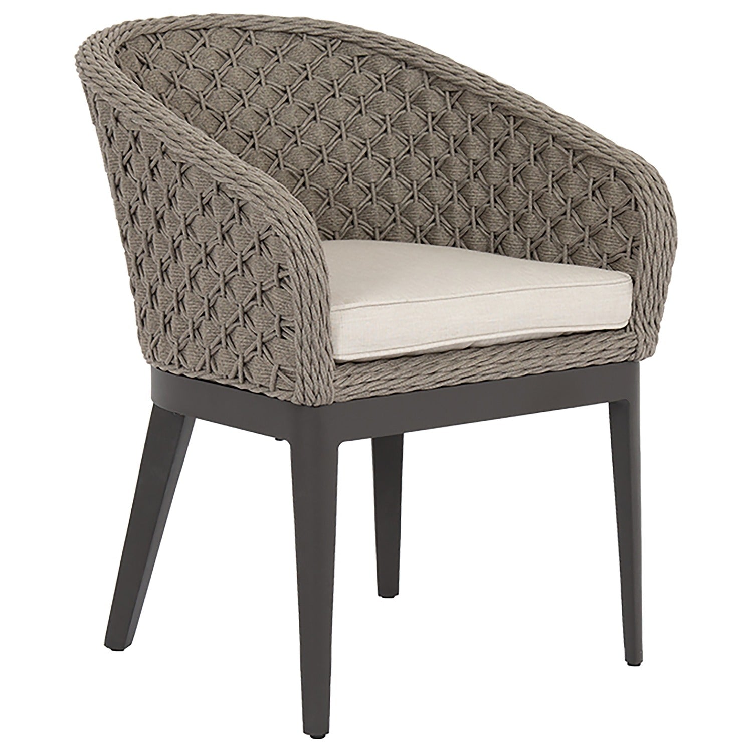 Sunset West Marbella Echo Ash w/Self Welt Outdoor Dining Chair