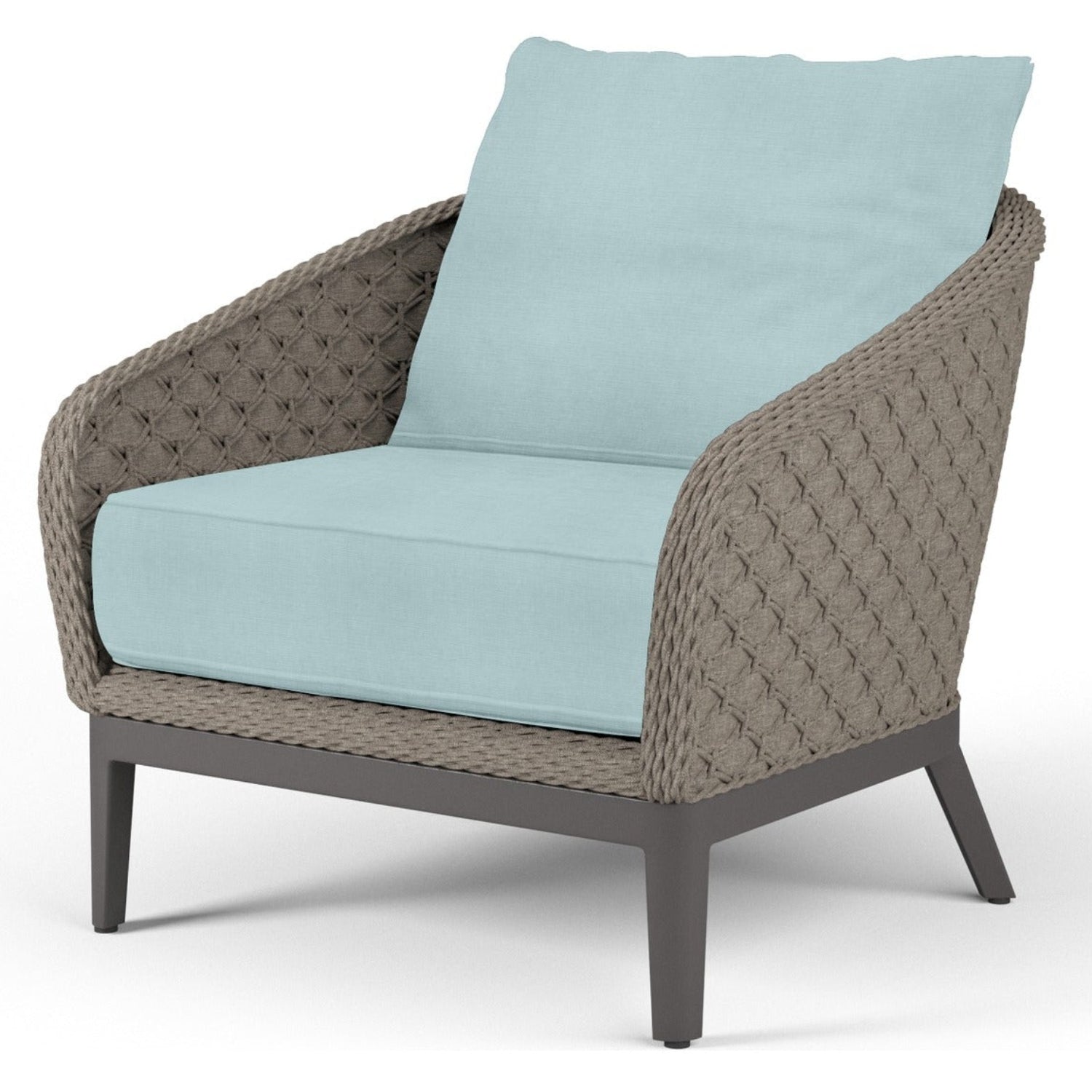 Sunset West Marbella Dupione Celeste Outdoor Club Chair