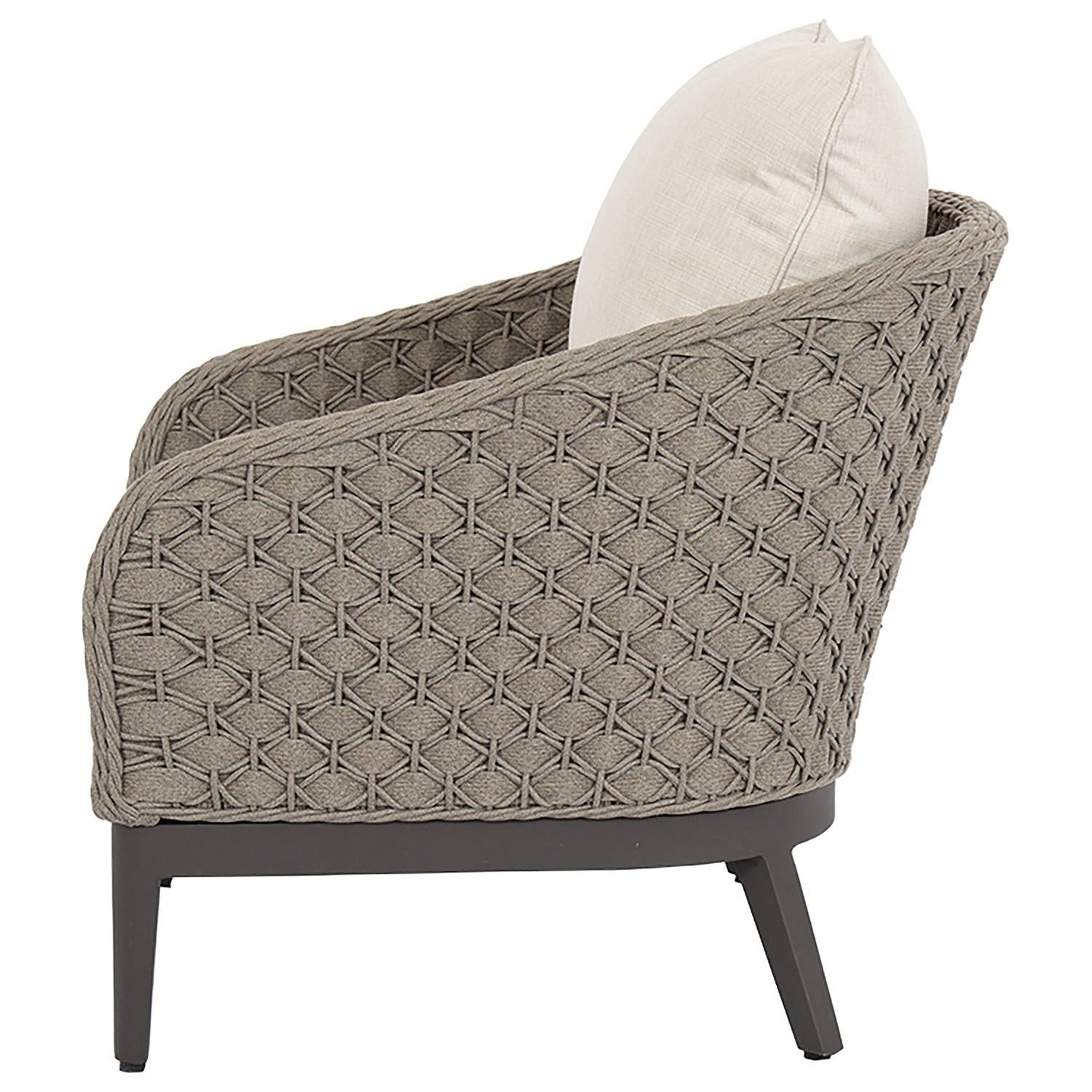 Sunset West Marbella Echo Ash w/Self Welt Outdoor Club Chair