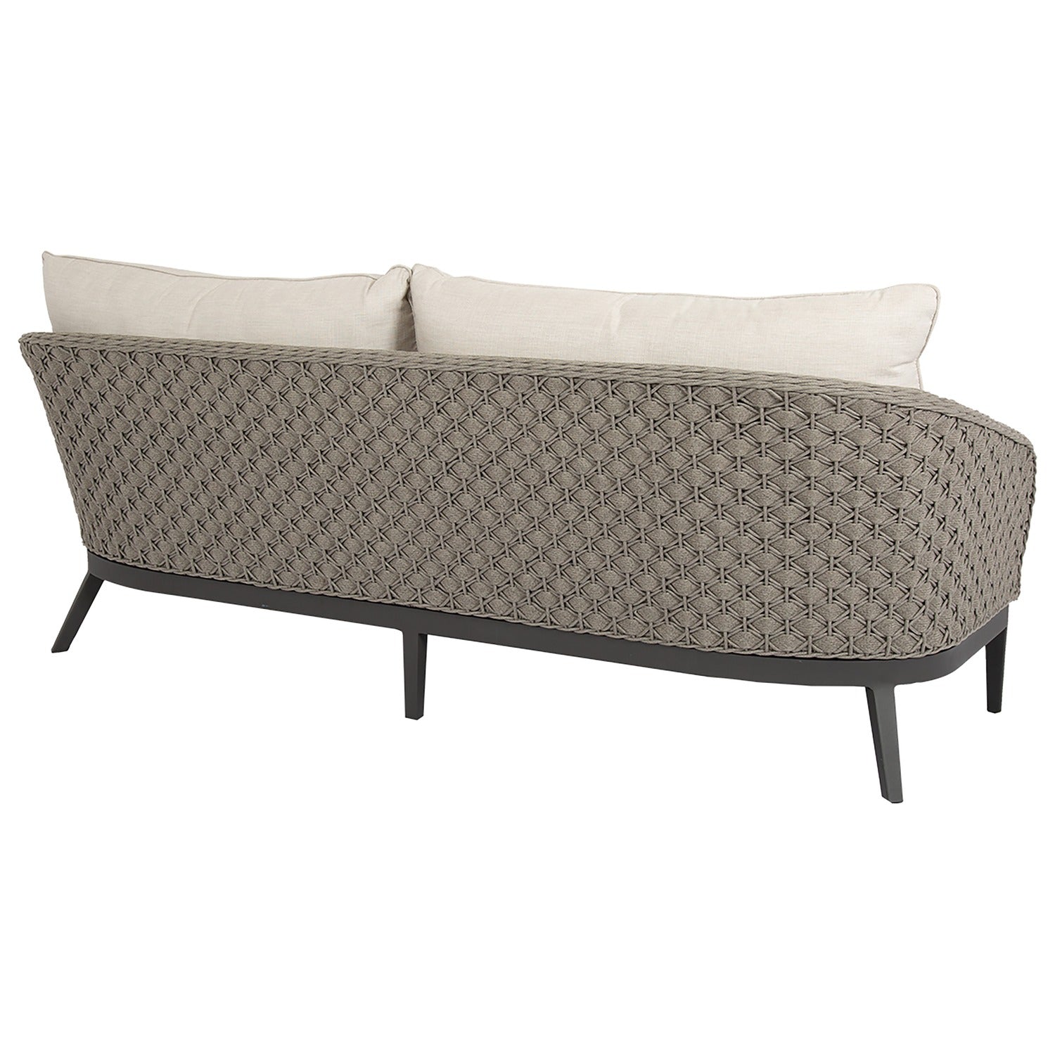 Sunset West Marbella Echo Ash w/Self Welt Outdoor Sofa