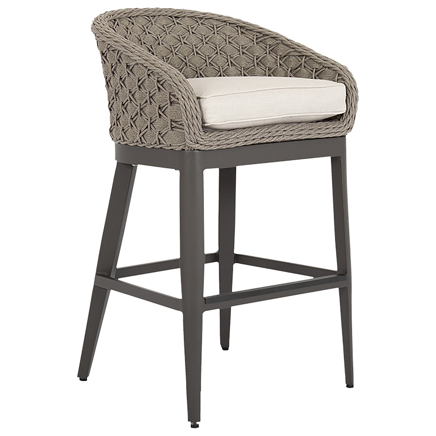 Sunset West Marbella Echo Ash w/Self Welt Outdoor Barstool
