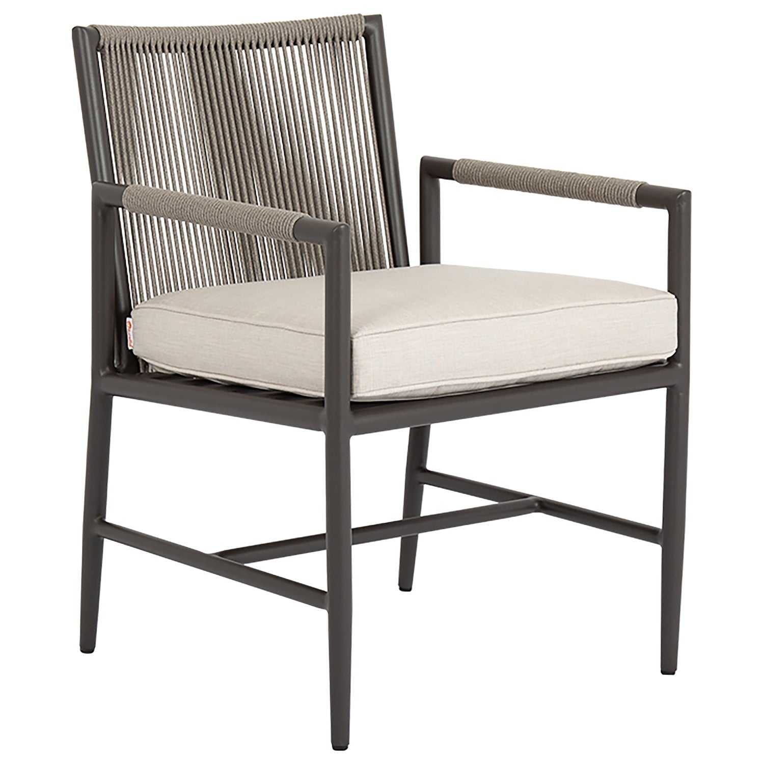 Sunset West Pietra Echo Ash Outdoor Dining Chair Set of 2