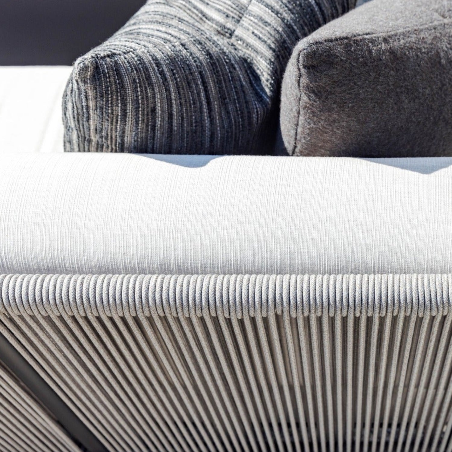 Sunset West Pietra Echo Ash Outdoor Loveseat