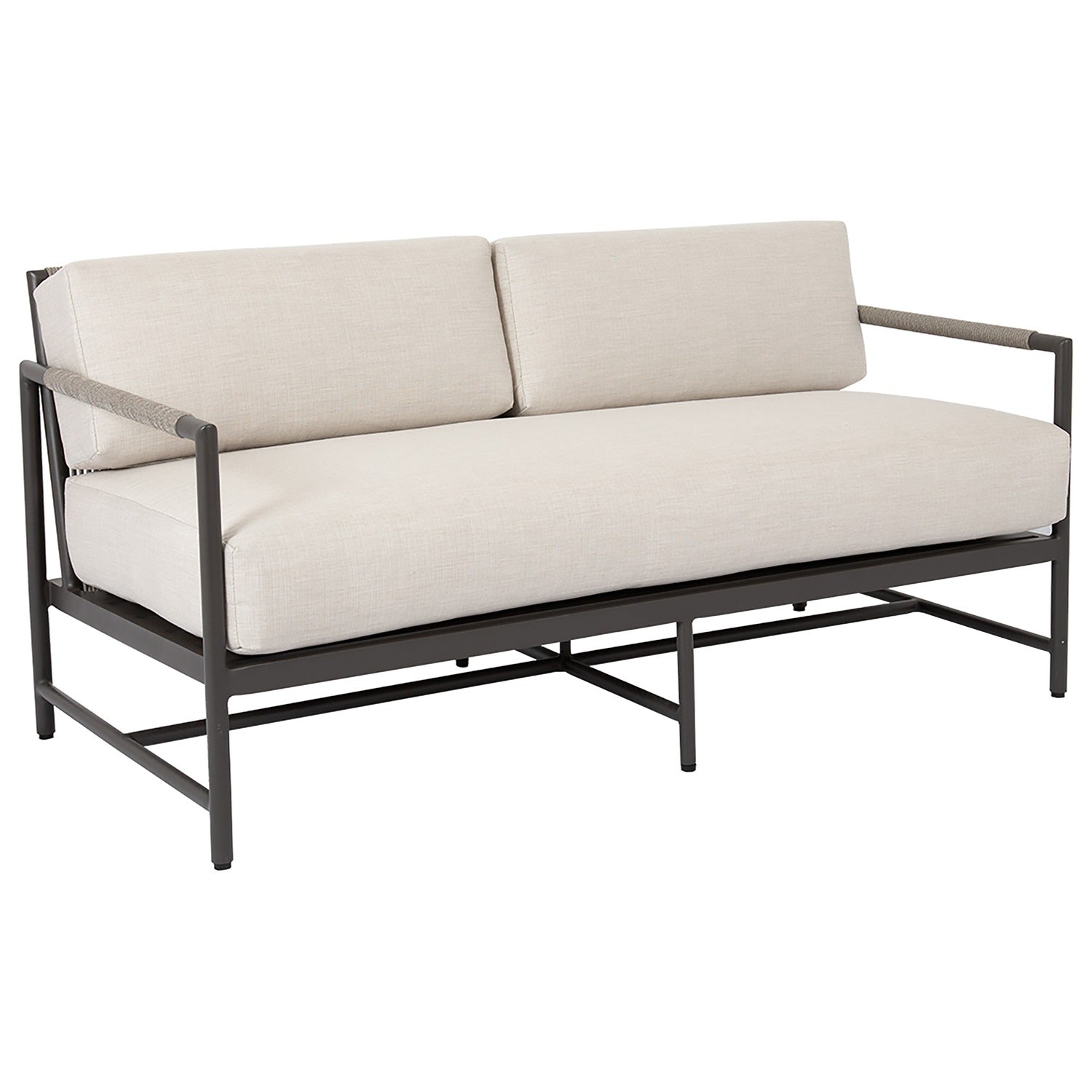 Sunset West Pietra Echo Ash Outdoor Loveseat