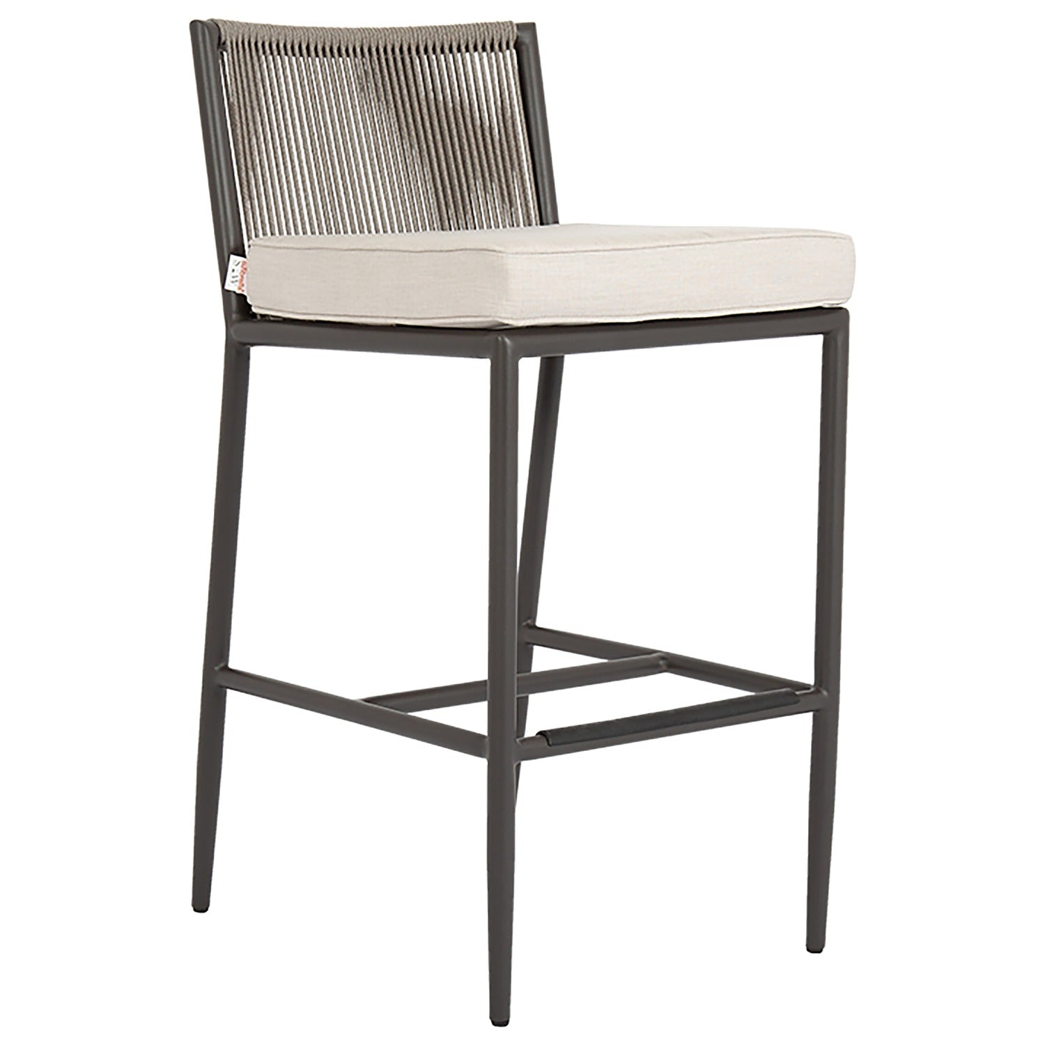 Sunset West Pietra Echo Ash Outdoor Barstool Set of 2