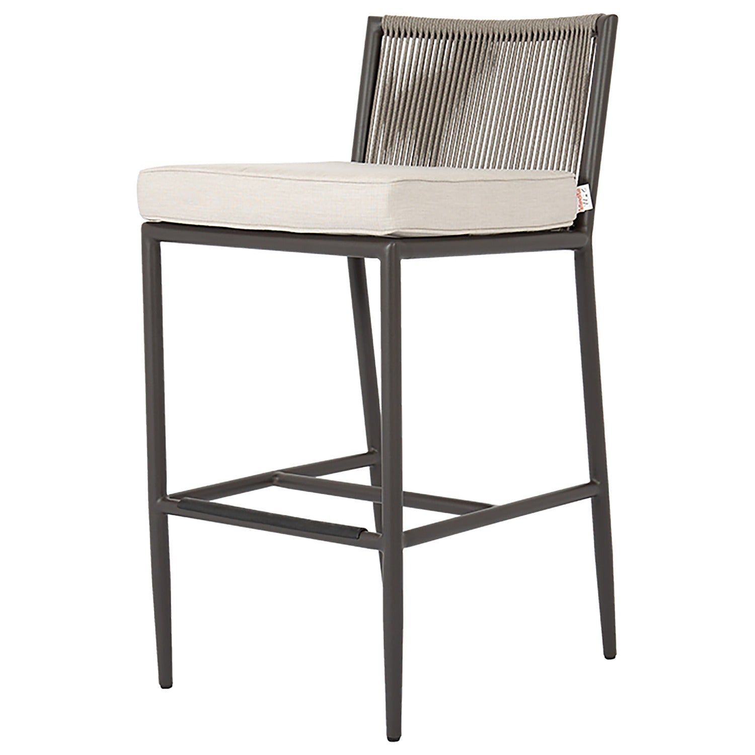Sunset West Pietra Echo Ash Outdoor Barstool Set of 2