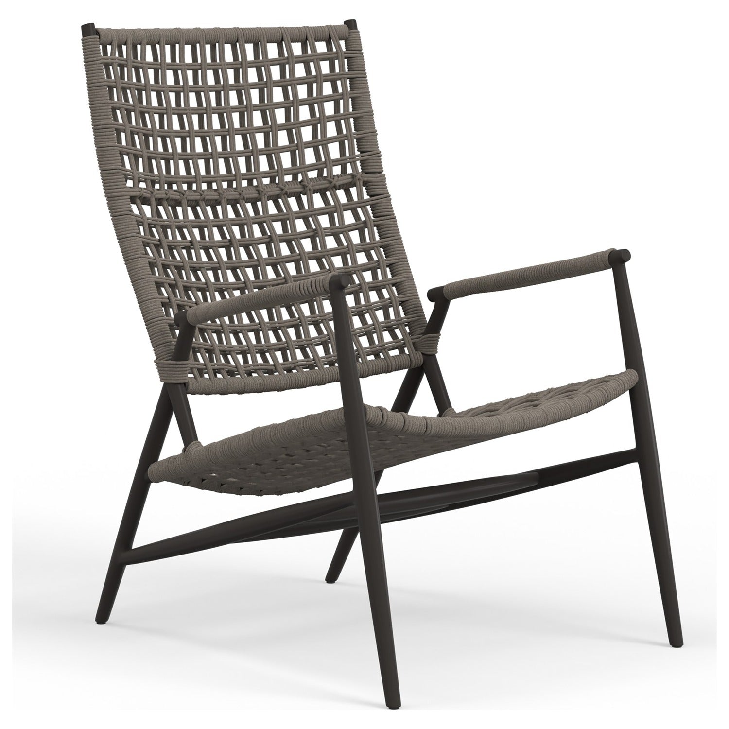 Sunset West Grigio Highback Outdoor Chair