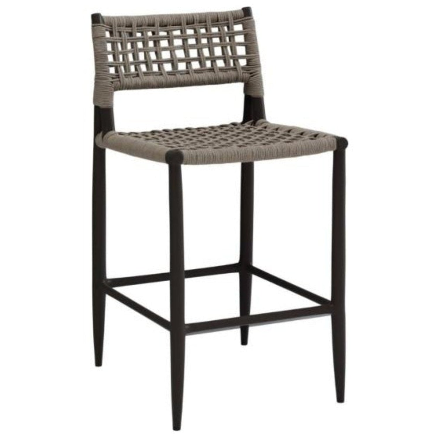 Sunset West Grigio Outdoor Barstool Set of 2