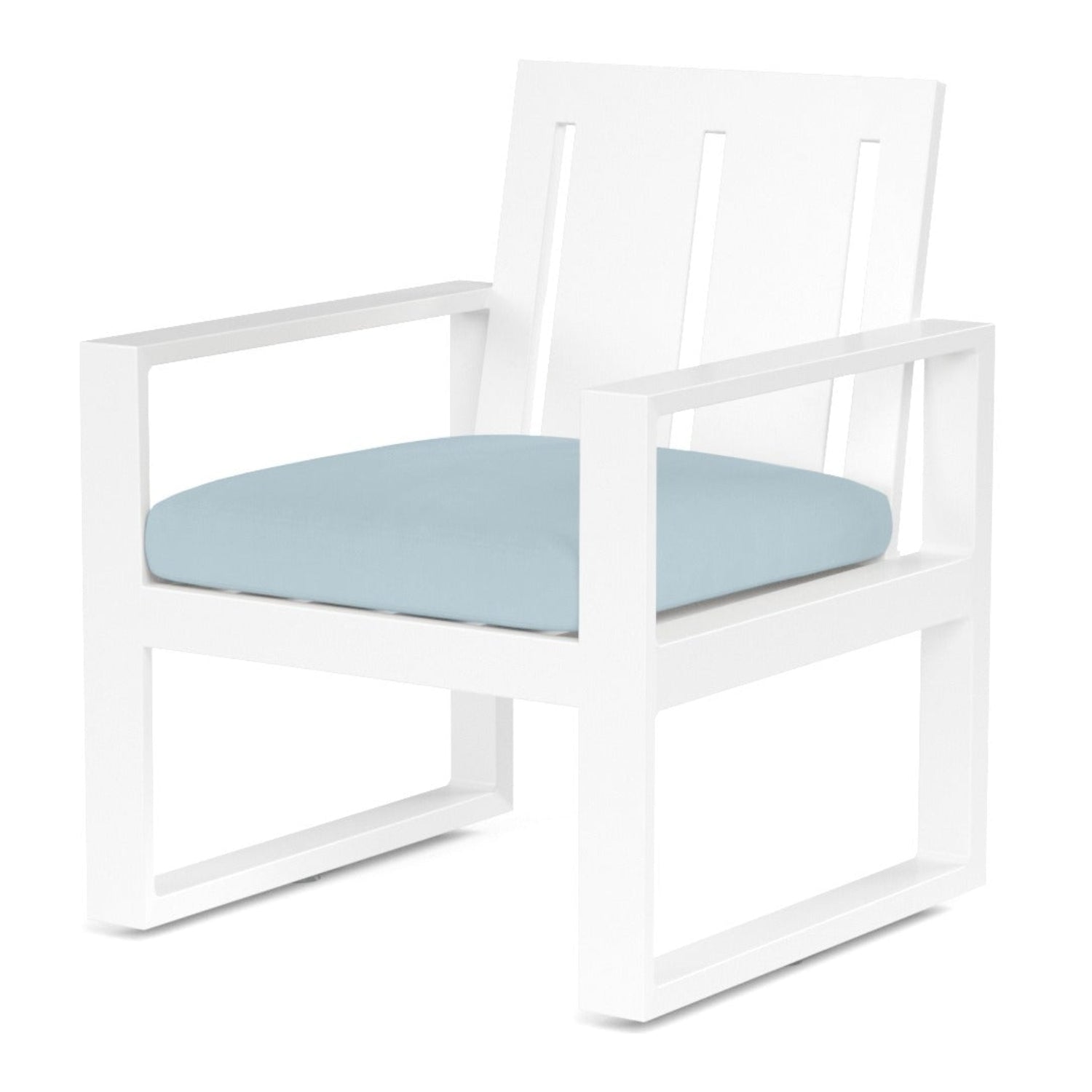 Sunset West Newport Canvas Skyline Outdoor Dining Chair Set of 2
