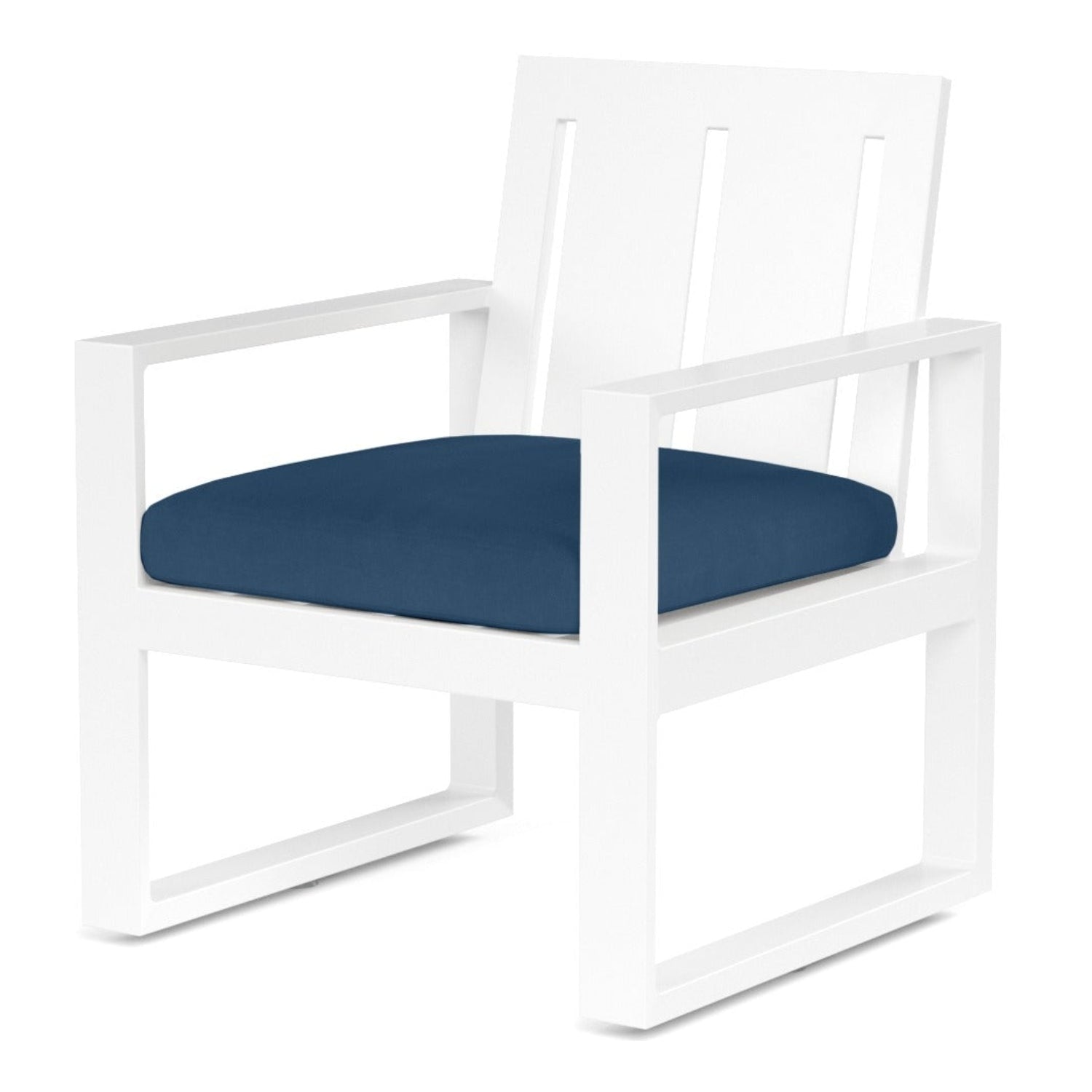 Sunset West Newport Spectrum Indigo Outdoor Dining Chair Set of 2