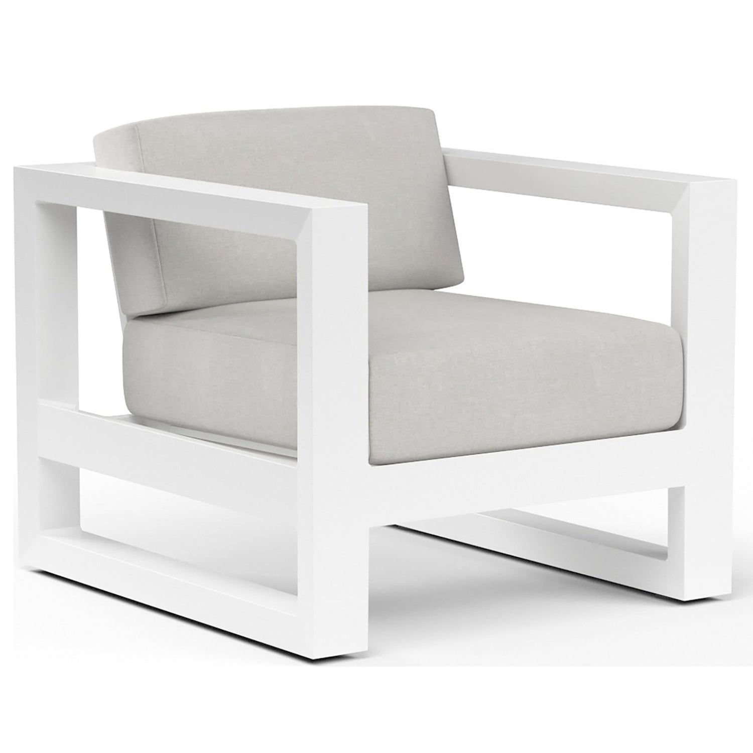 Sunset West Newport Cast Silver Outdoor Club Chair