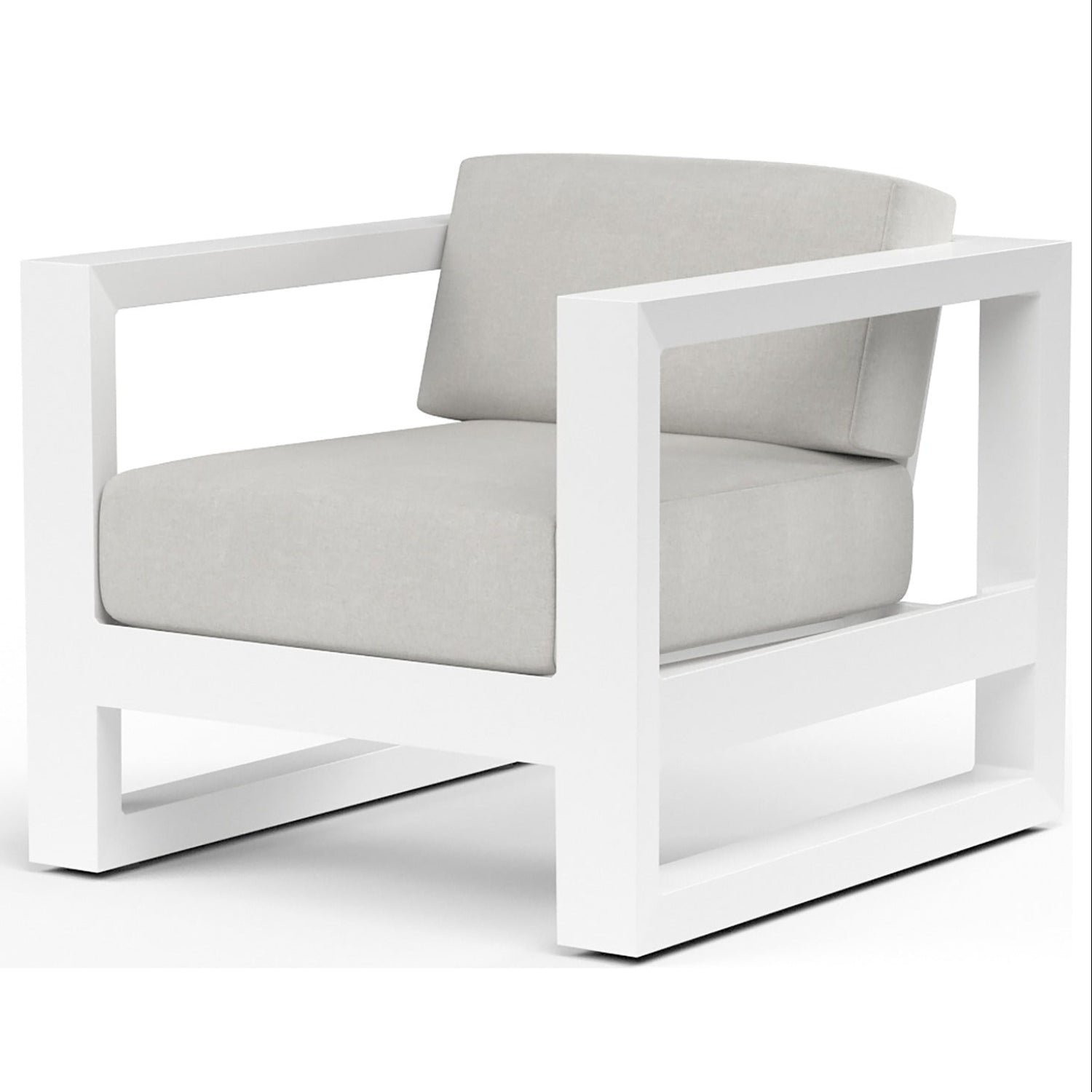 Sunset West Newport Cast Silver Outdoor Club Chair