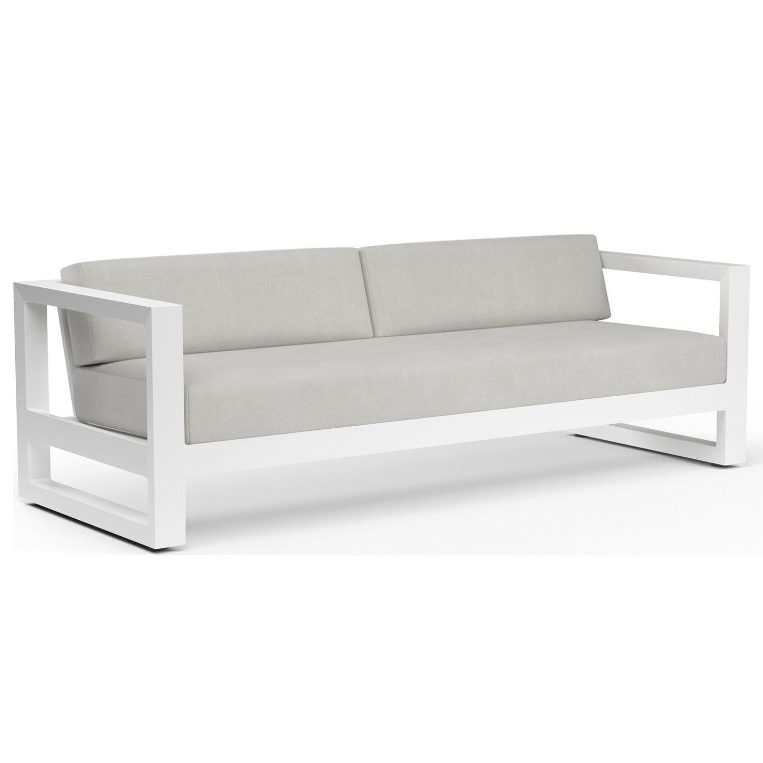 Sunset West Newport Cast Silver Outdoor Sofa