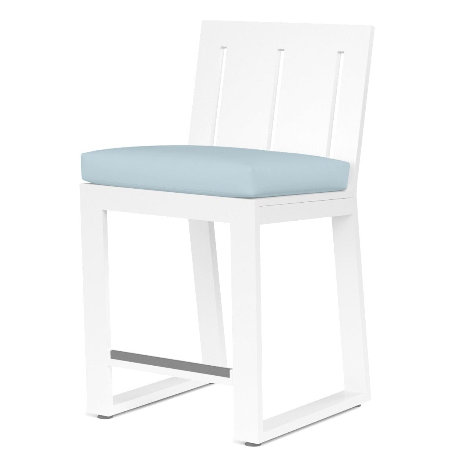 Sunset West Newport Canvas Skyline Outdoor Counter Stool Set of 2