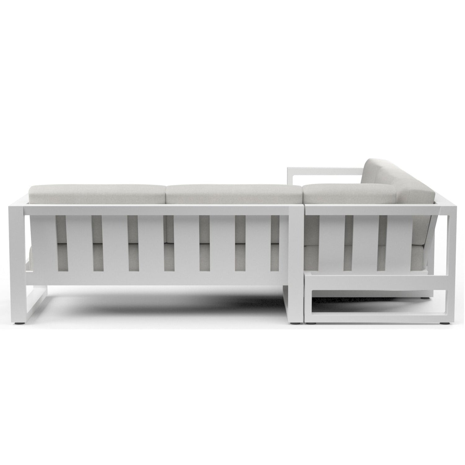Sunset West Newport Cast Silver Outdoor Sectional