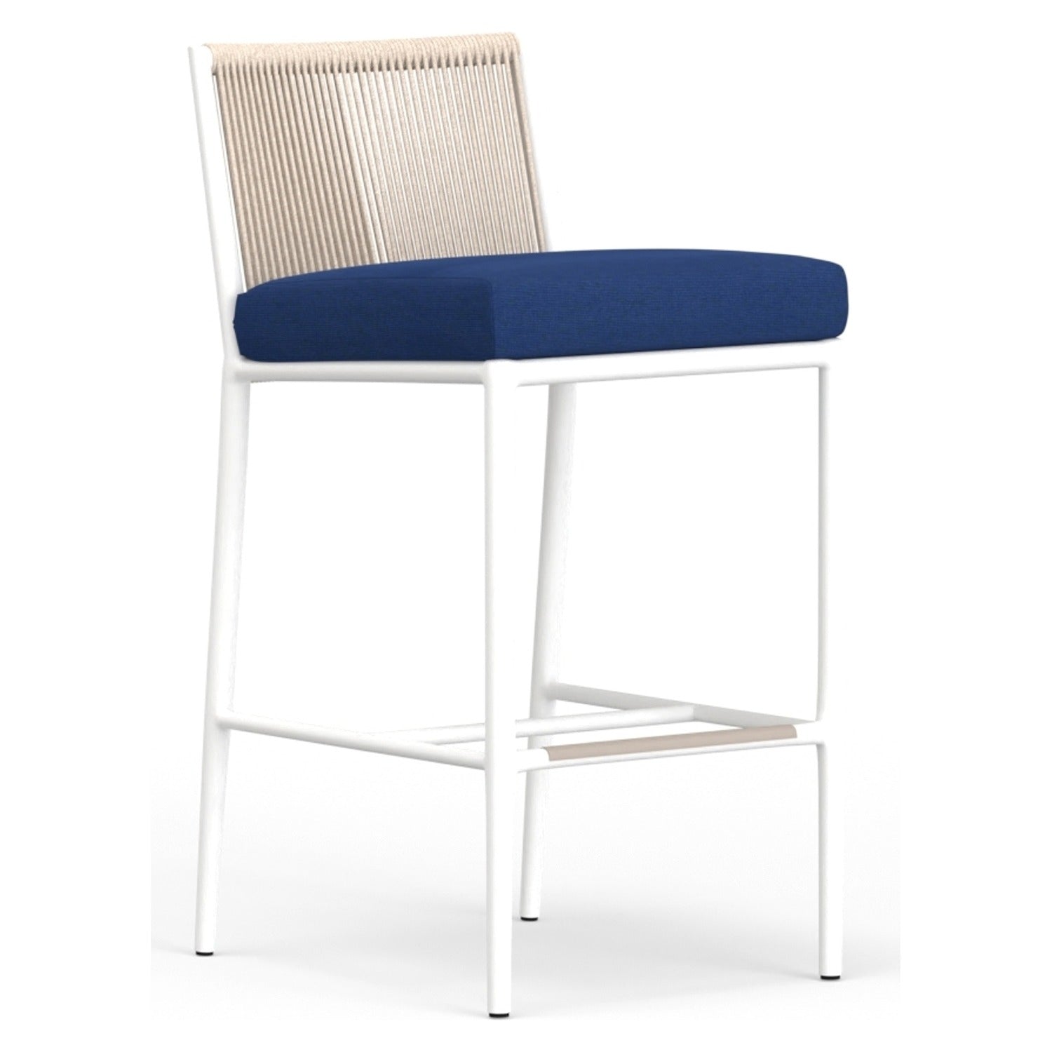 Sunset West Sabbia Echo Midnight Outdoor Counter Stool Set of 2