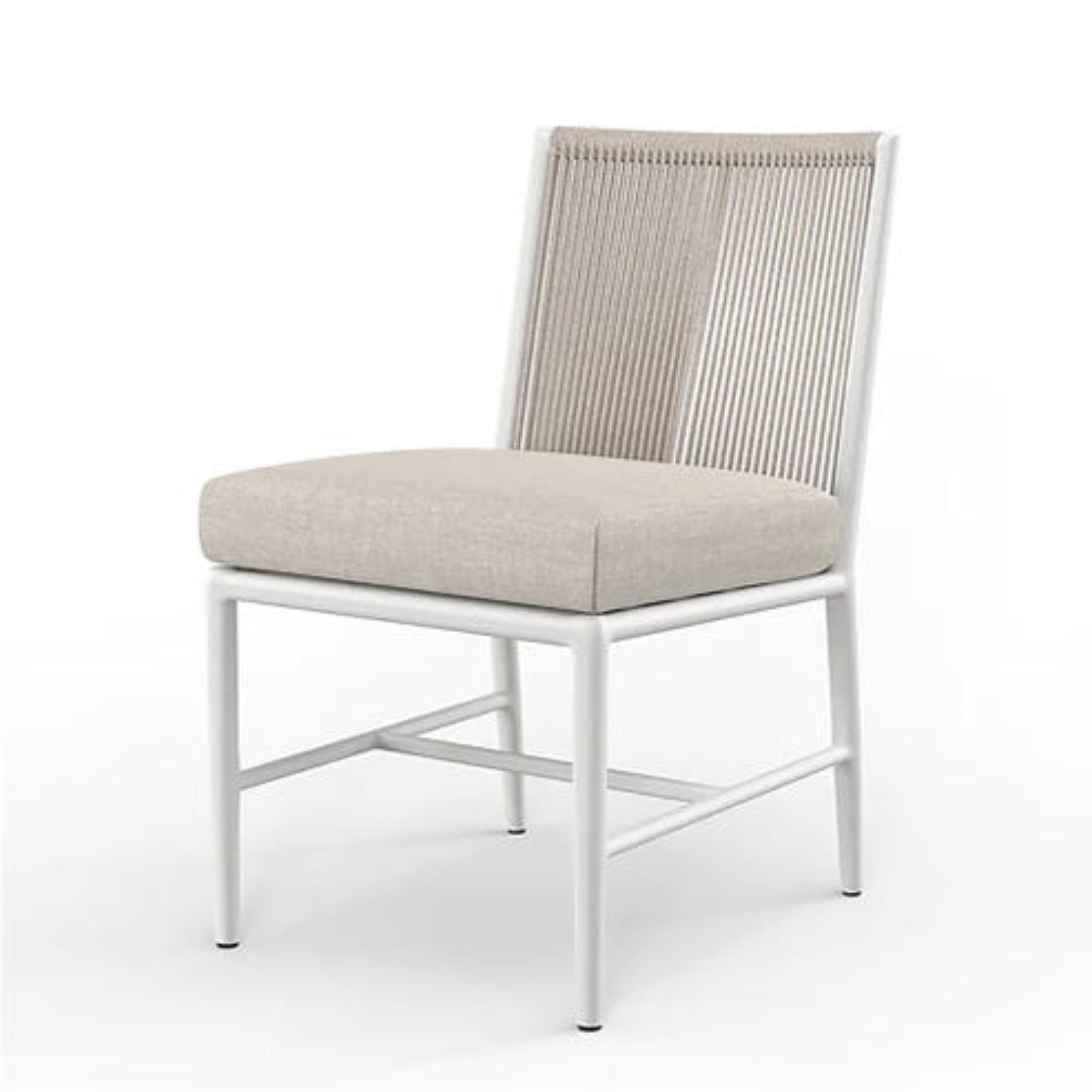 Sunset West Sabbia Echo Ash Outdoor Armless Dining Chair Set of 2