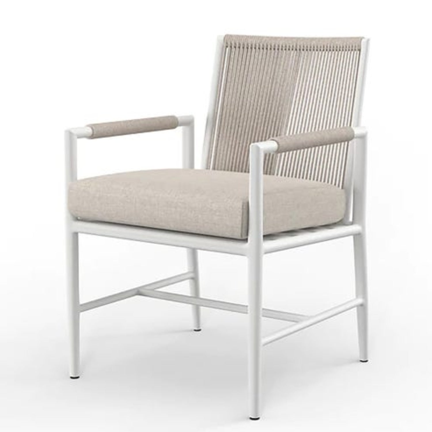 Sunset West Sabbia Echo Ash Outdoor Dining Chair Set of 2